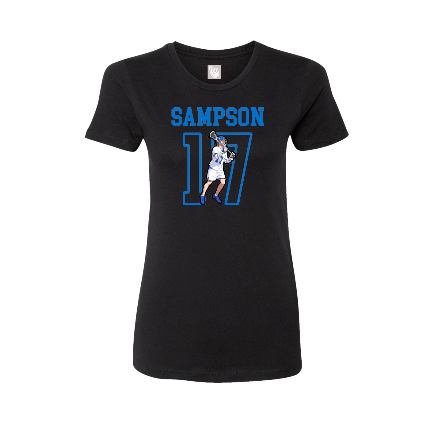 Fitted Women's Tee — Shirsey in Black