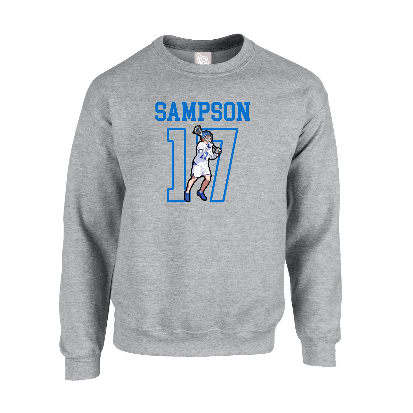 Fleece Crew — Shirsey in Grey
