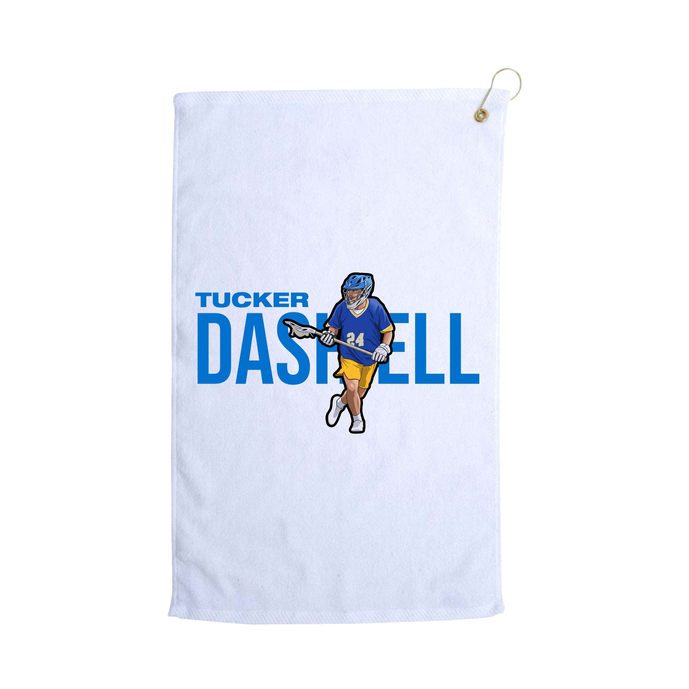 Golf Towel — Player Name in White