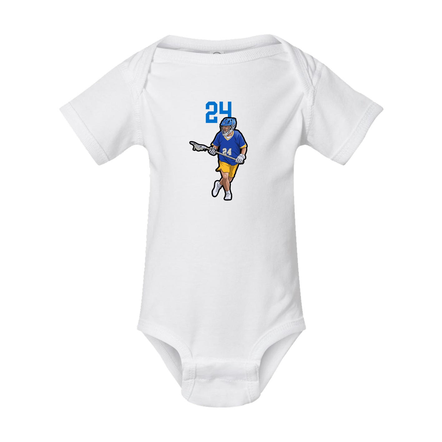Baby Onesie — Number Top in White