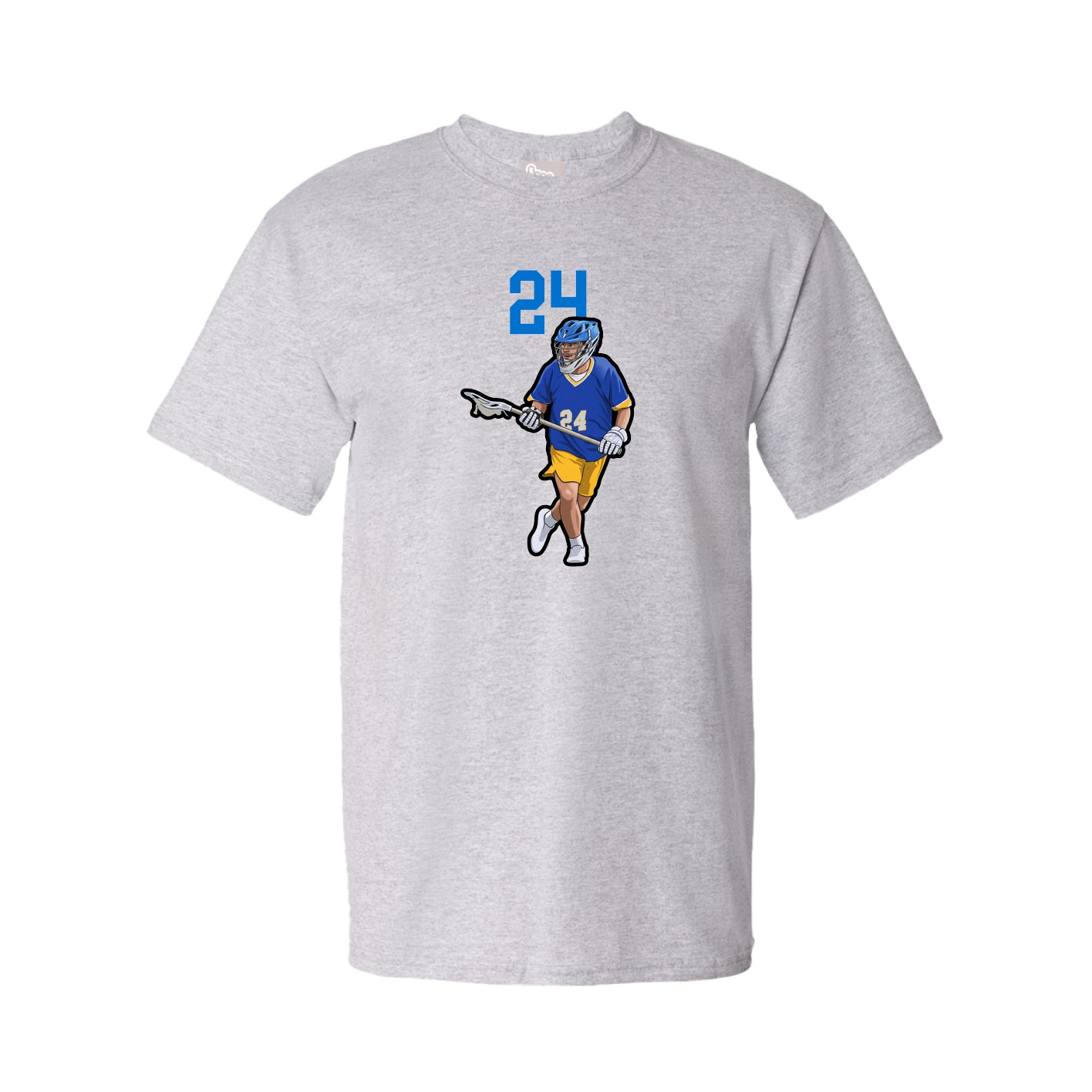 Youth Tee — Number Top in Grey