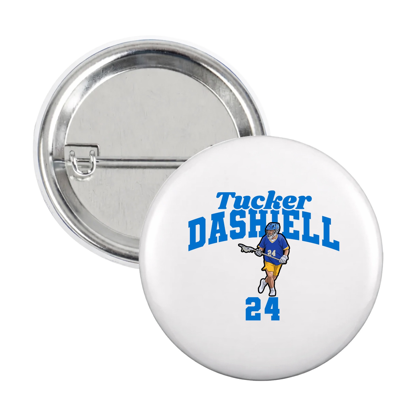 Game Day Button — Signature Arch in White