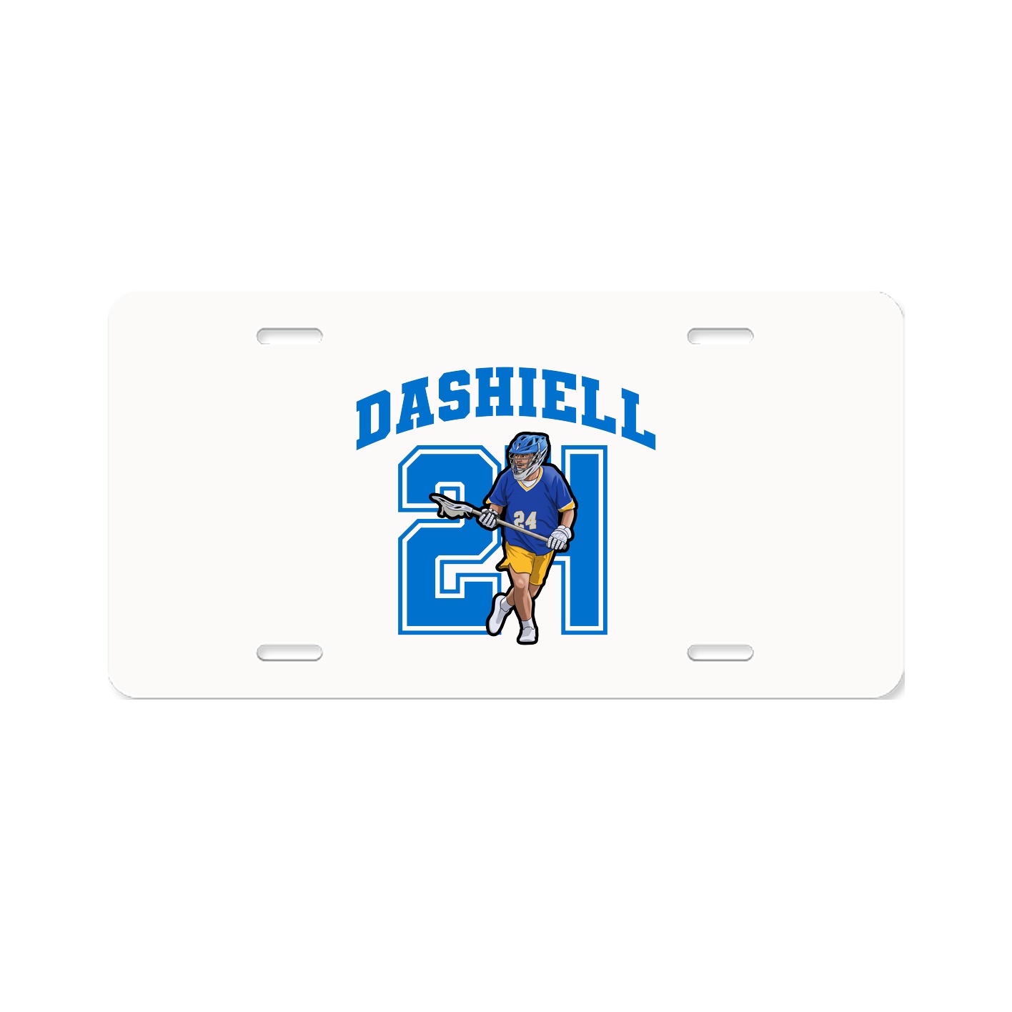 License Plate — Number in Classic