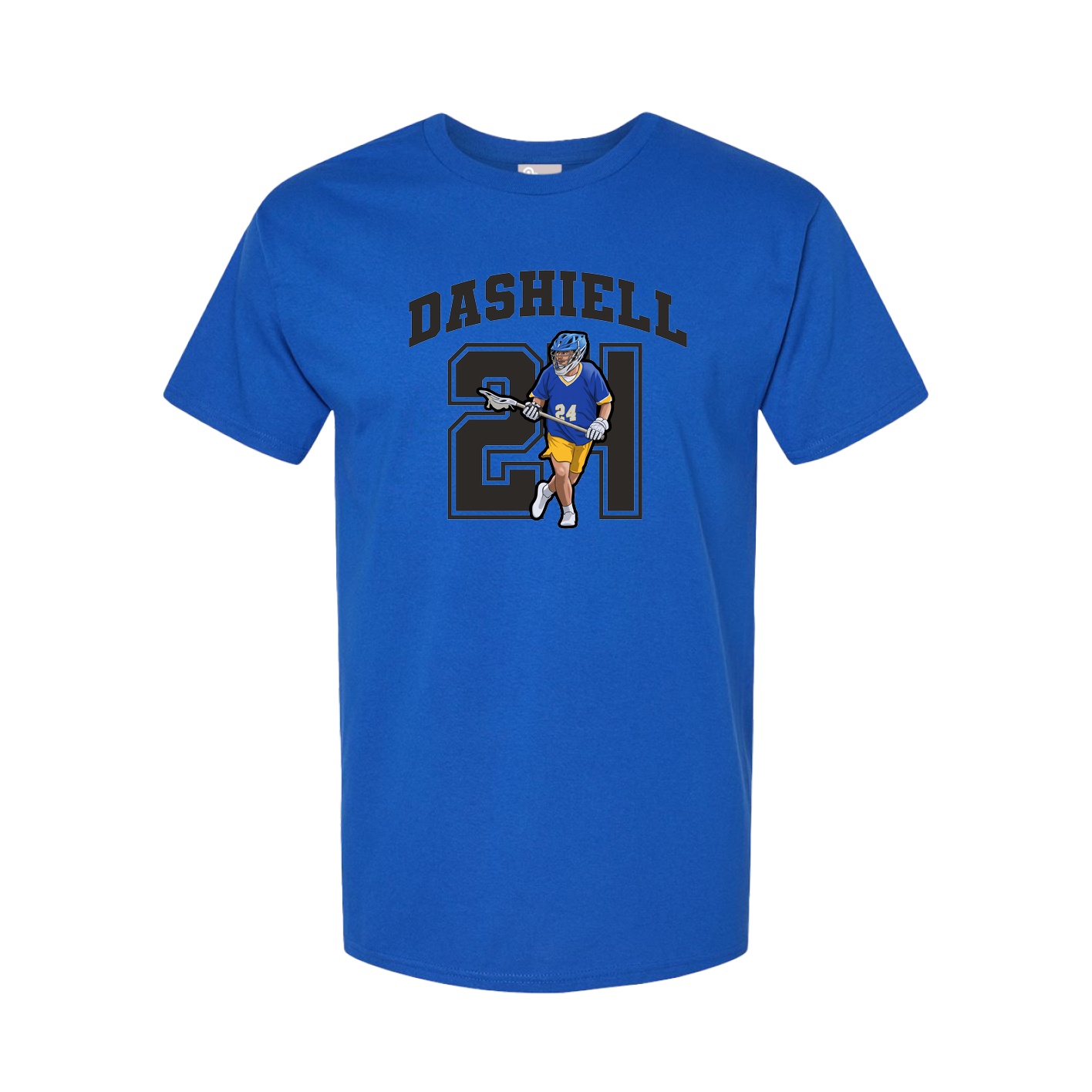 Youth Tee — Number in Royal