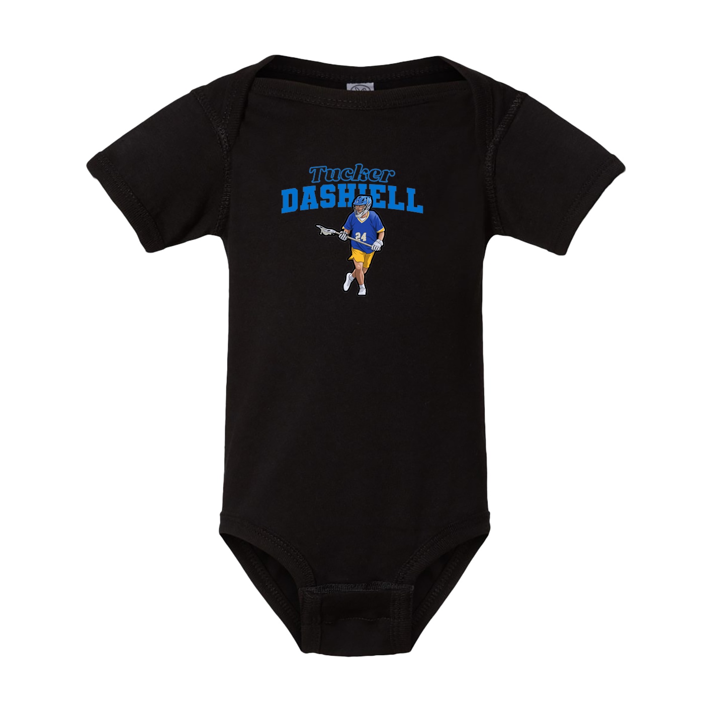 Baby Onesie — Name Arch in Black