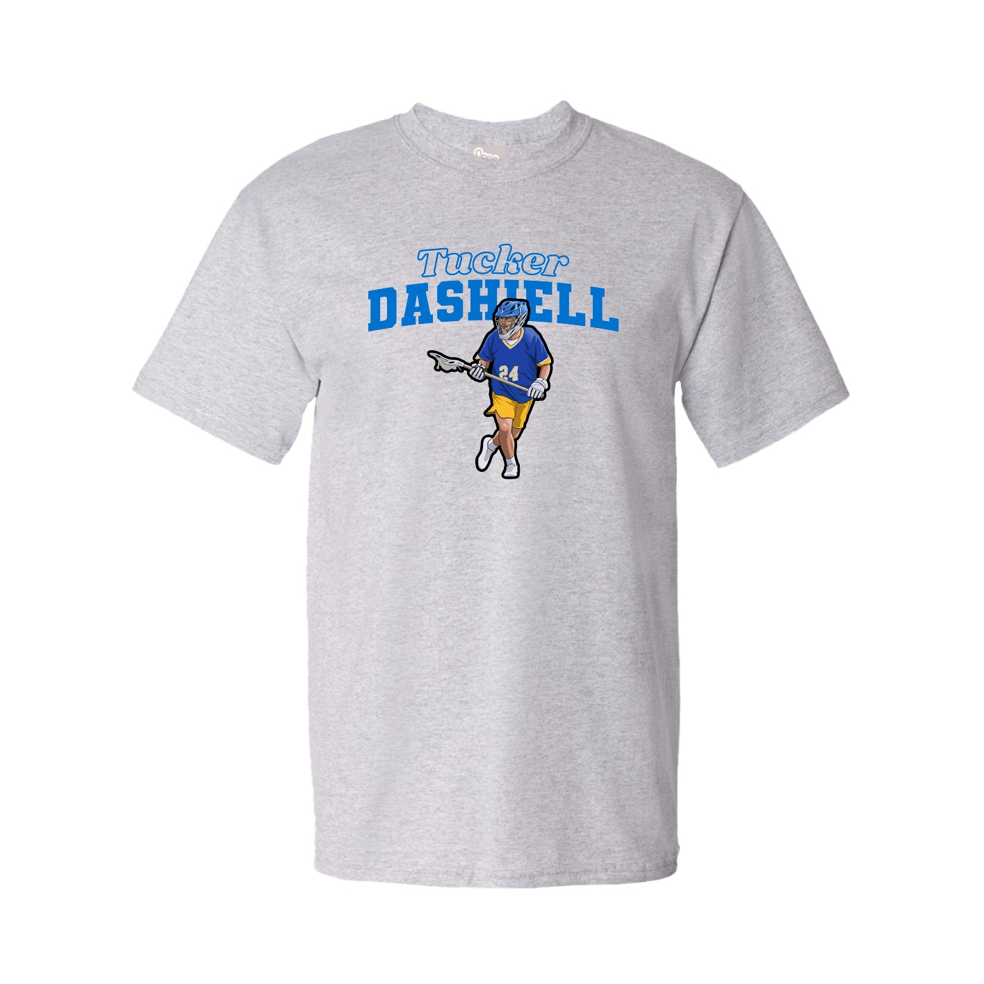 Tee — Name Arch in Grey