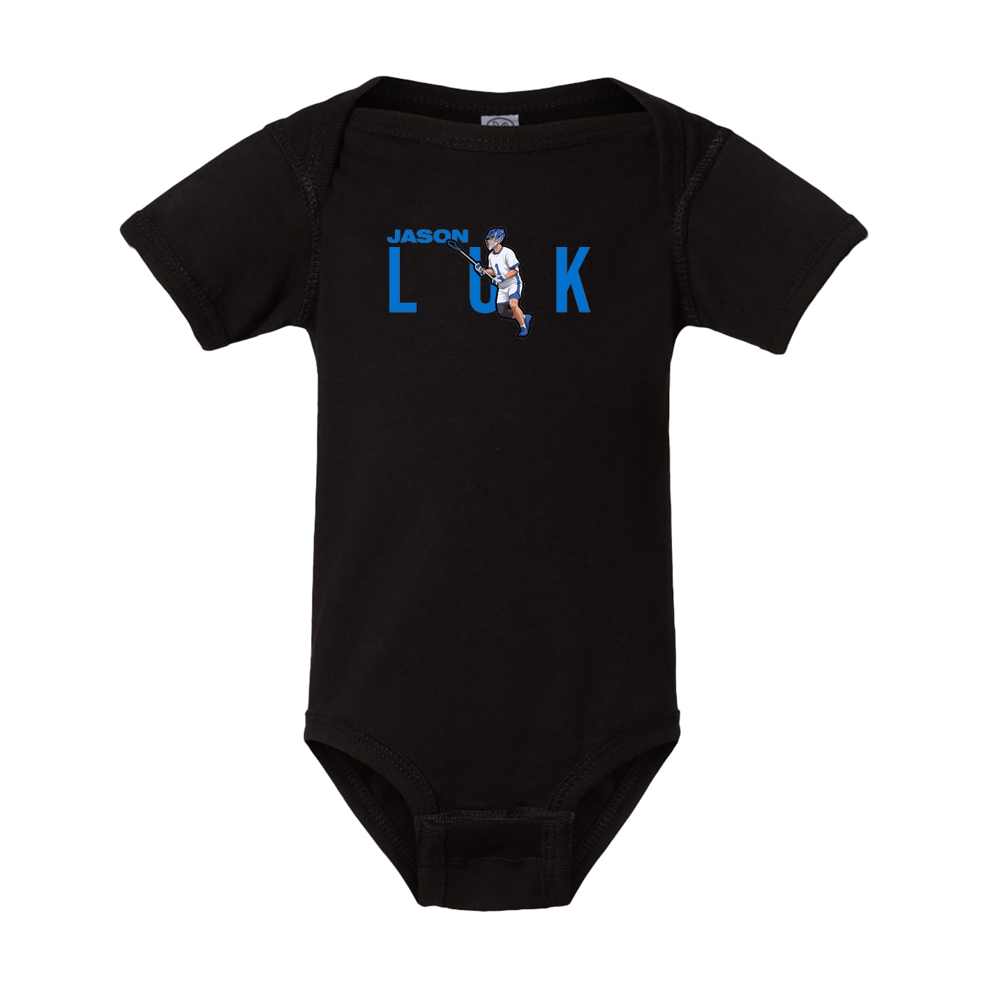 Baby Onesie — Player Name in Black