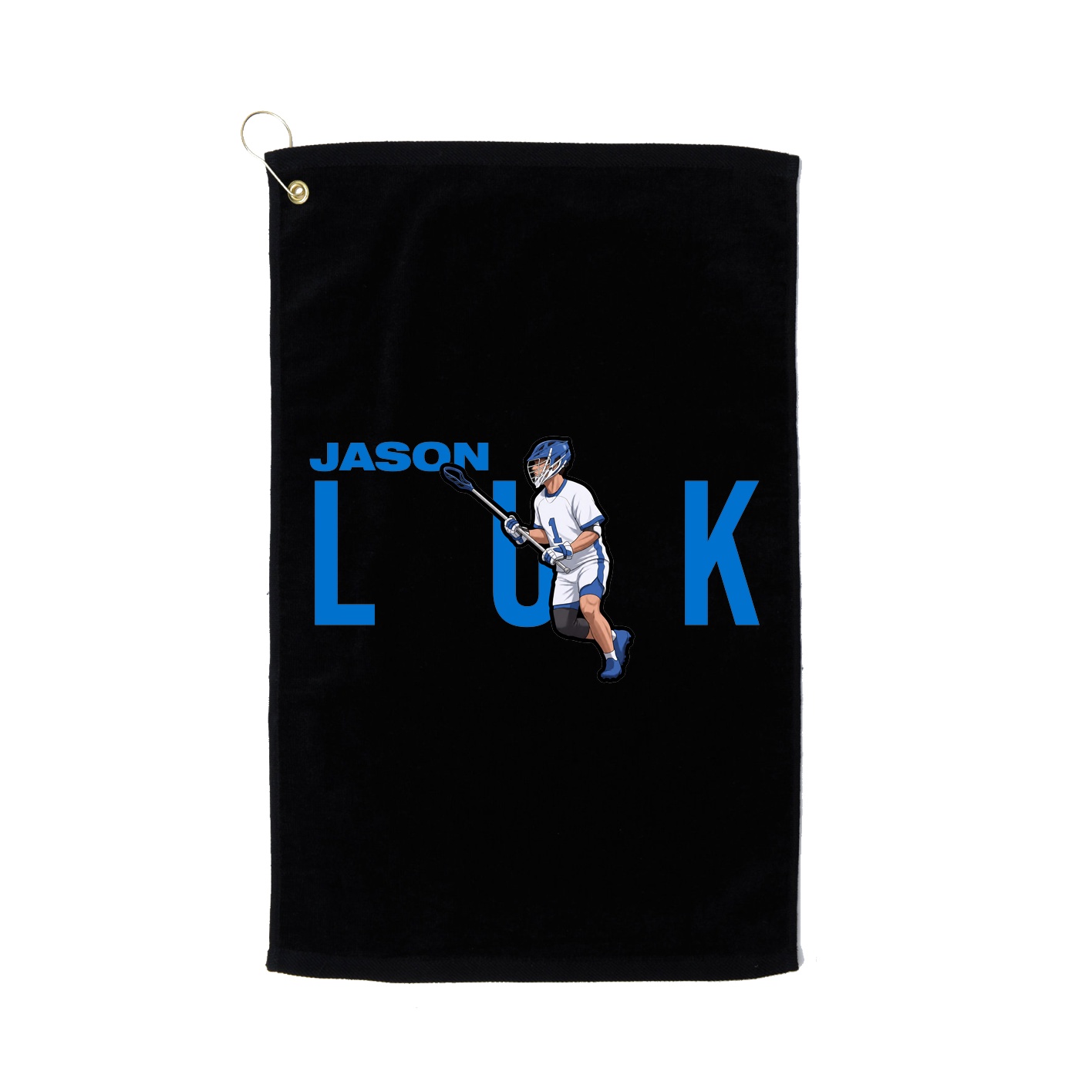 Golf Towel — Player Name in Black