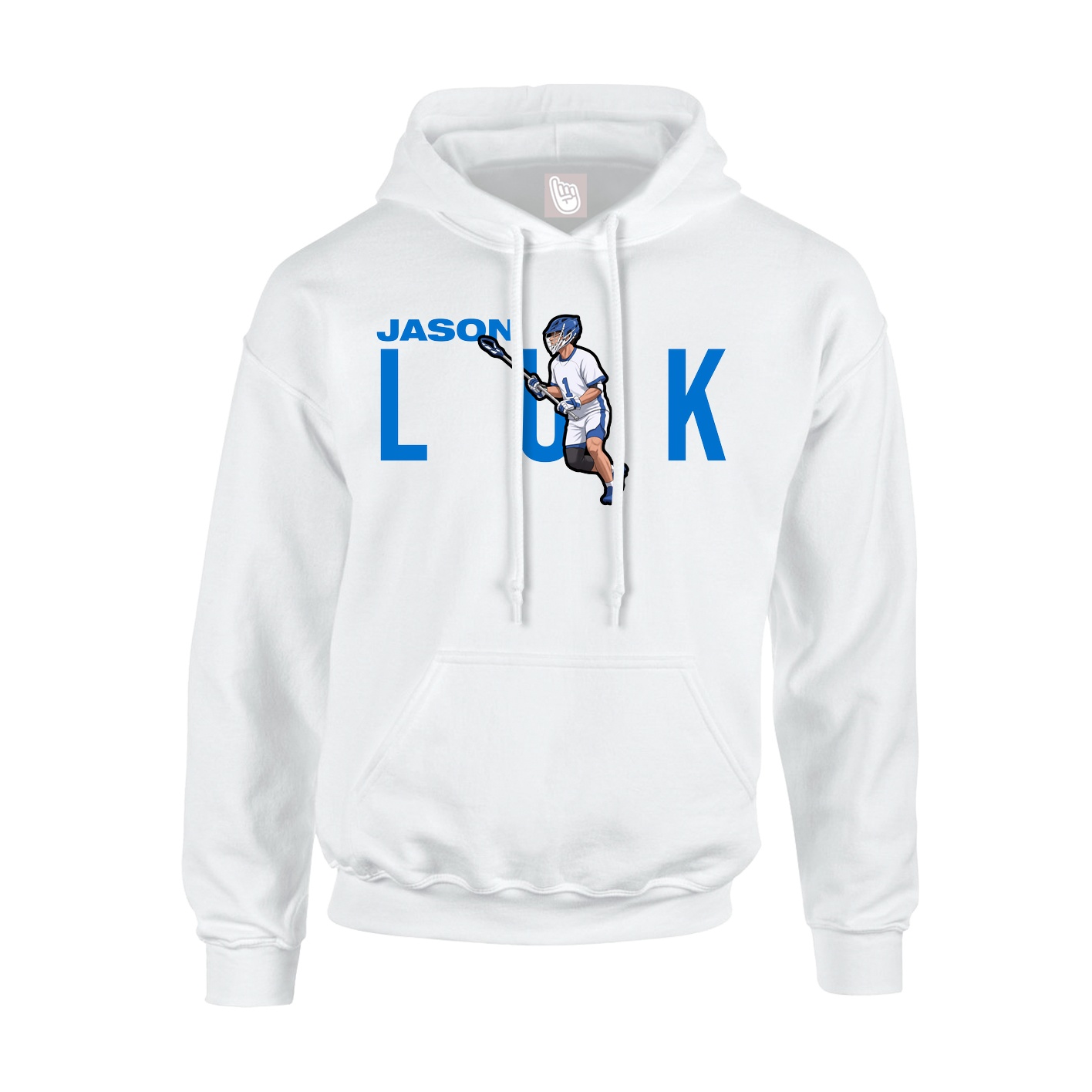 Hoodie — Player Name in White