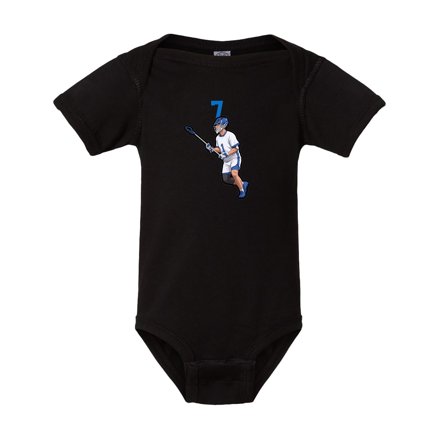 Baby Onesie — Number Top in Black