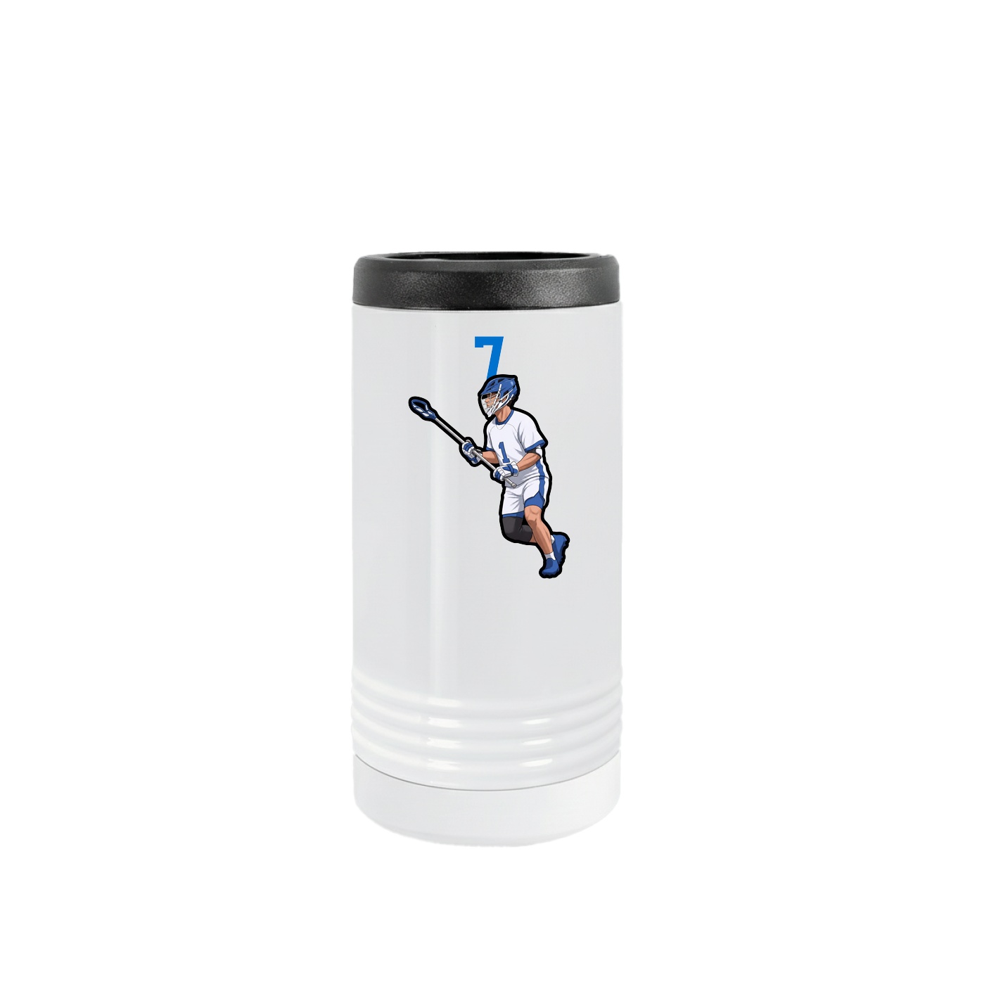 Slim Beverage Holder — Number Top in White