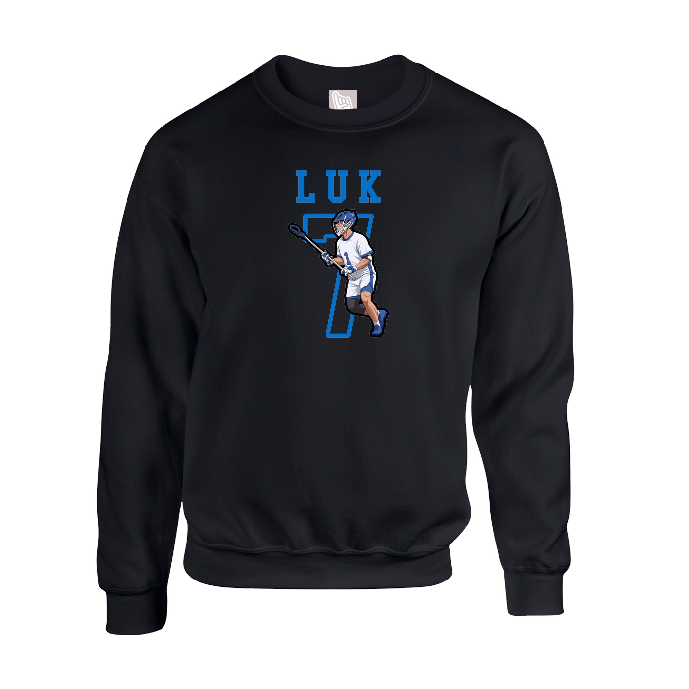 Fleece Crew — Shirsey in Black