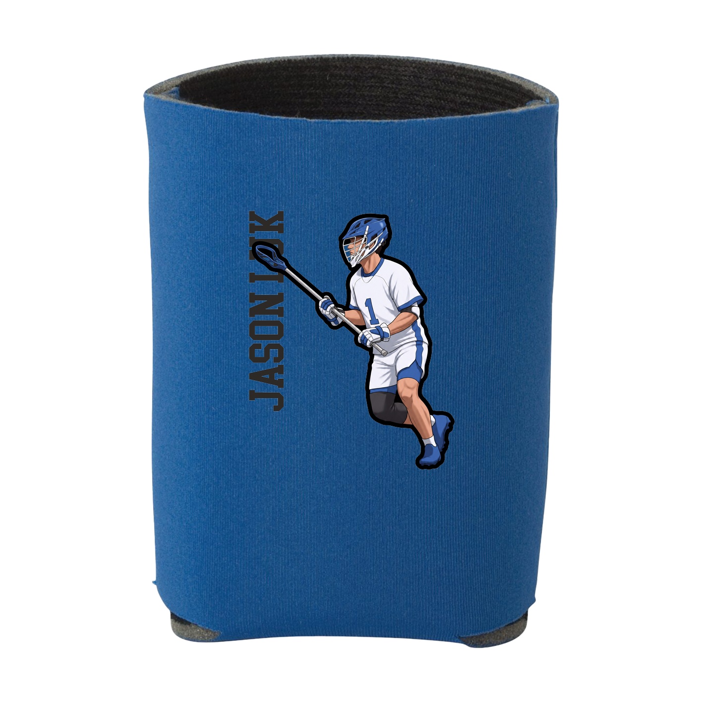 Can Holder — Name Vertical in Royal