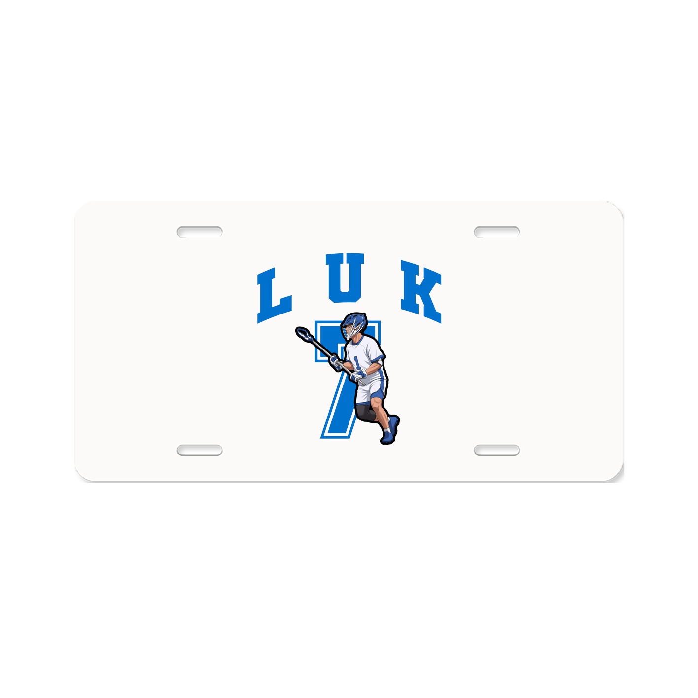 License Plate — Number in Classic