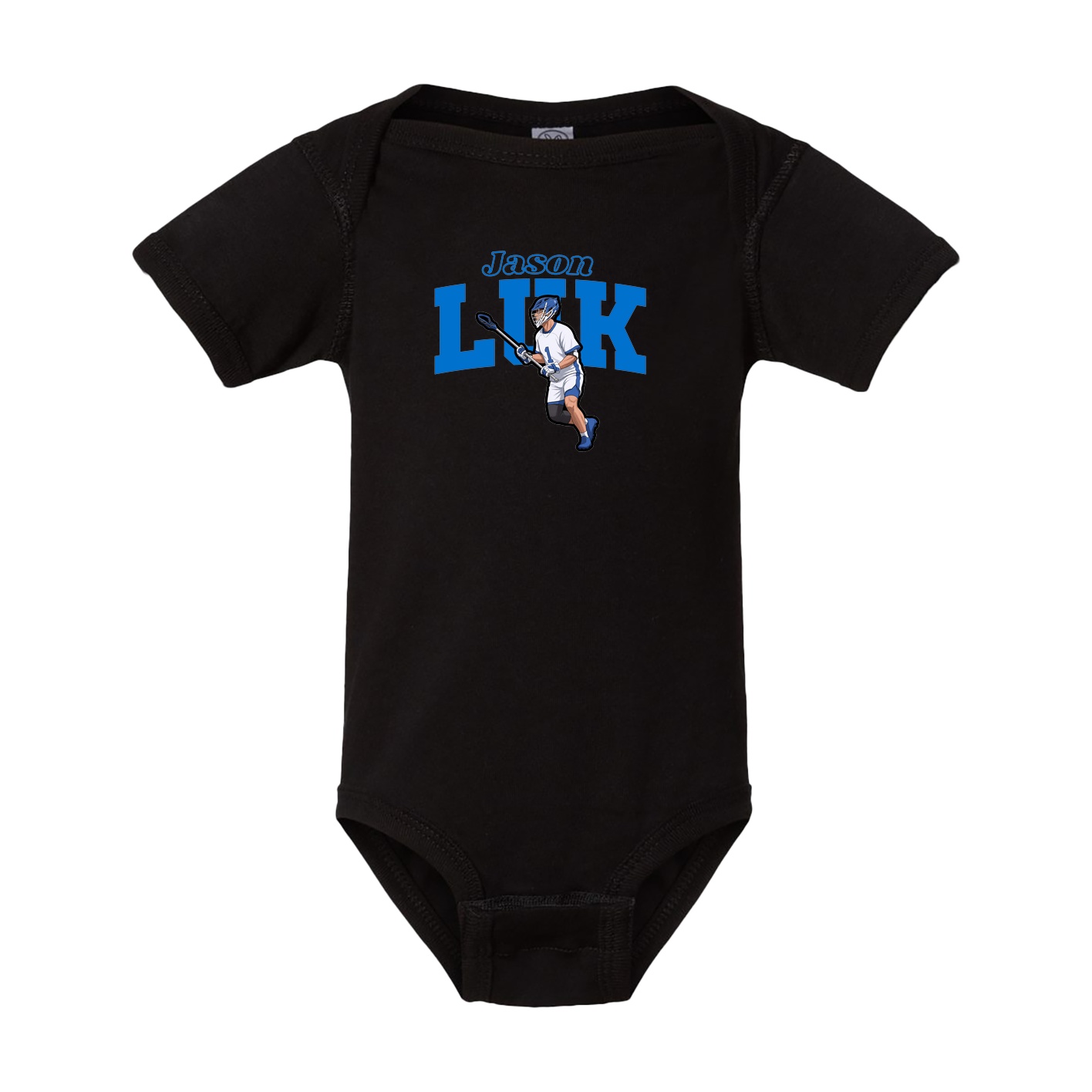 Baby Onesie — Name Arch in Black