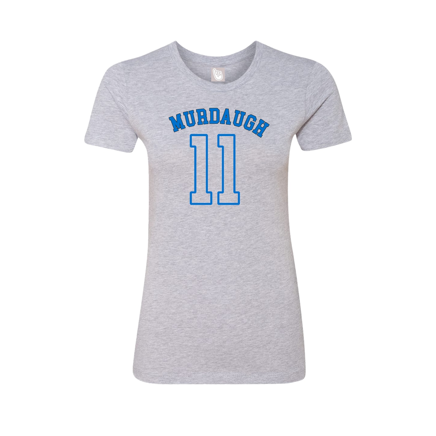 Fitted Women's Tee — Shirsey Arch in Grey