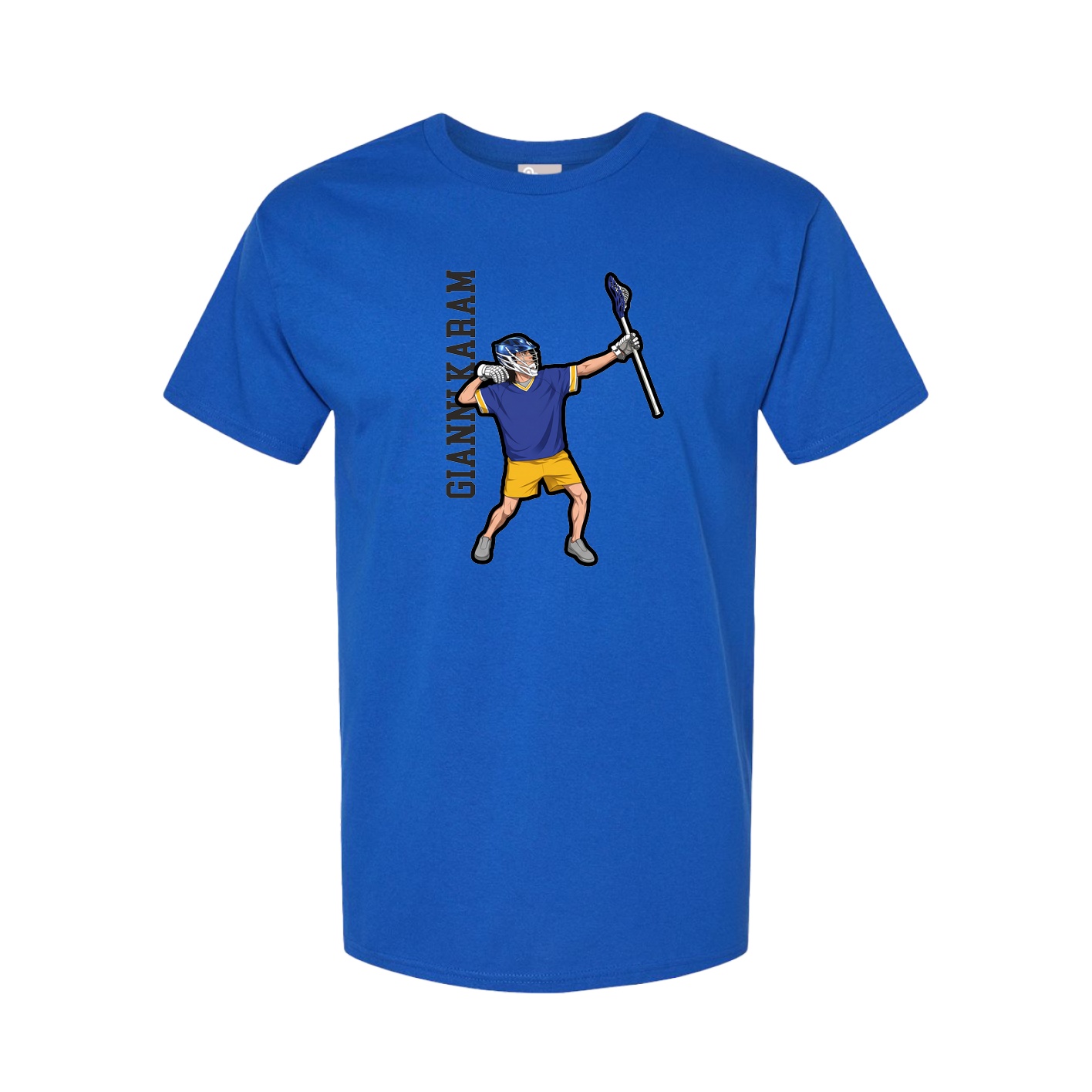 Tee — Name Vertical in Royal