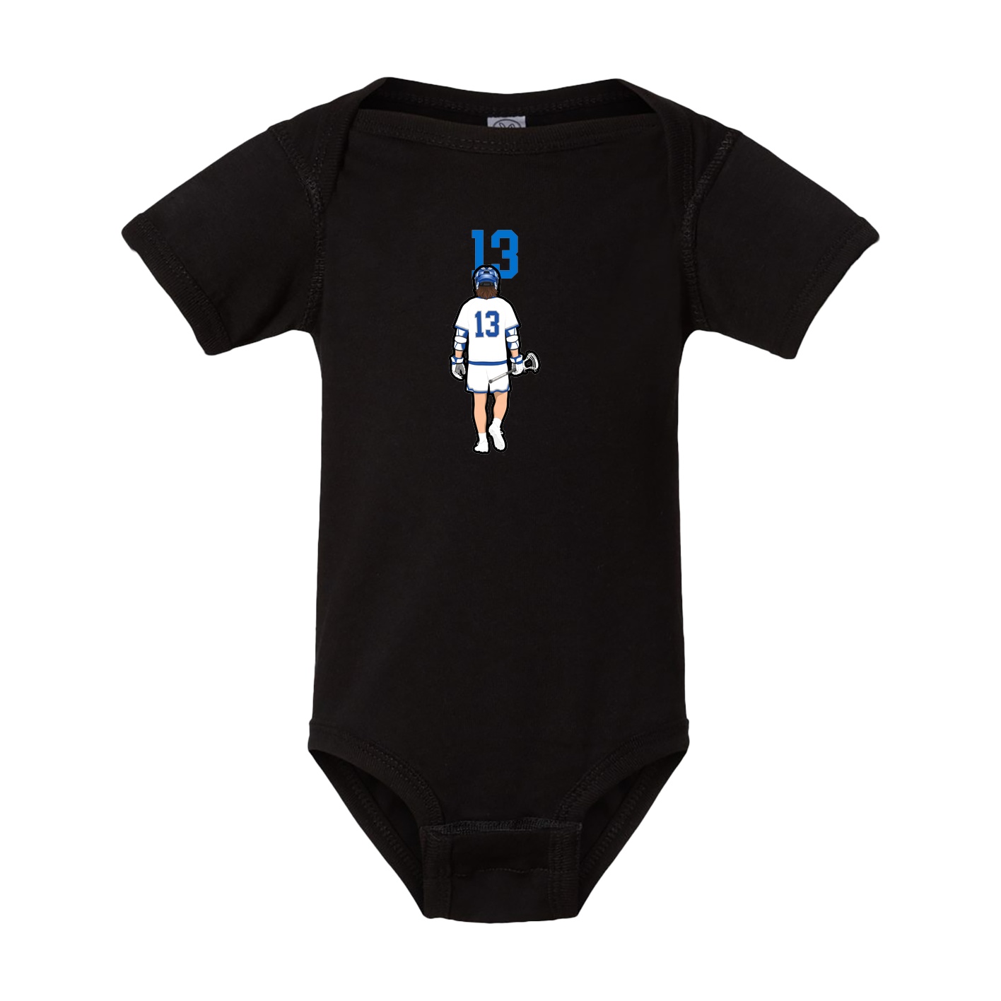 Baby Onesie — Number Top in Black