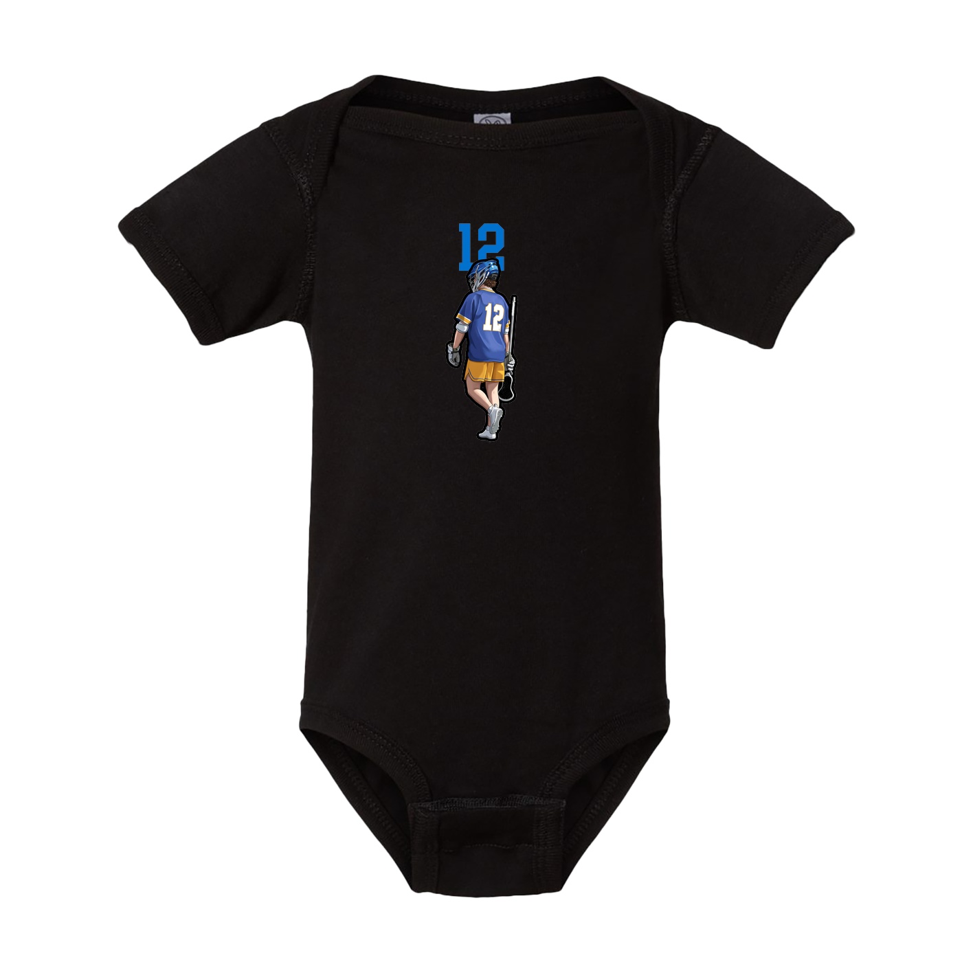 Baby Onesie — Number Top in Black