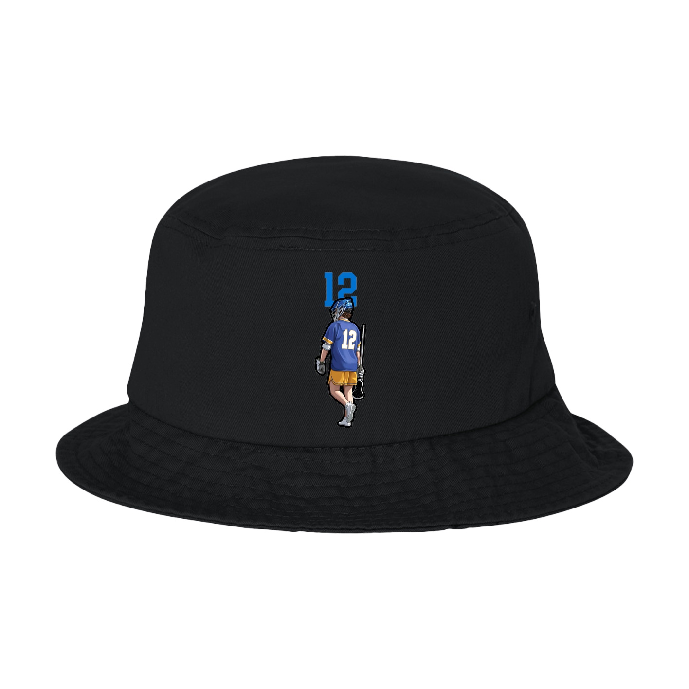 Bucket Cap — Number Top in Black