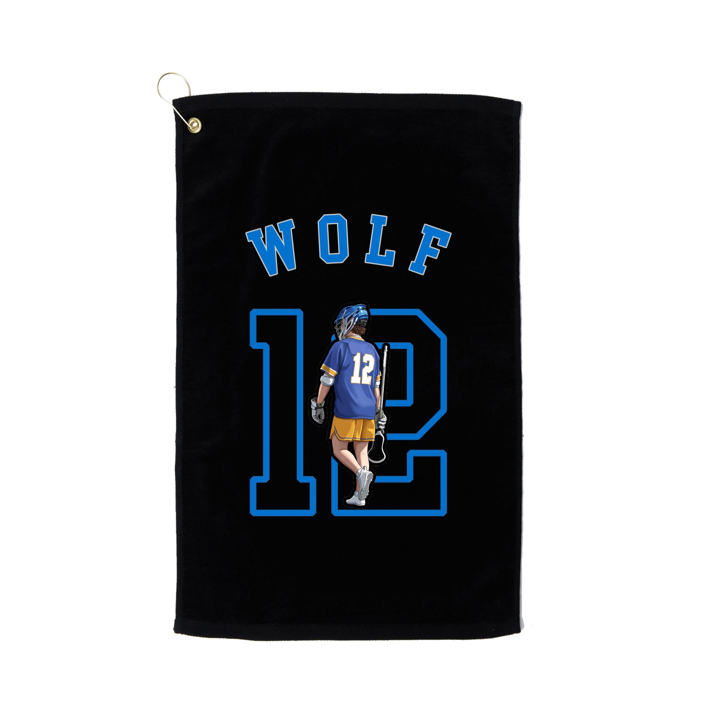 Golf Towel — Shirsey Arch in Black