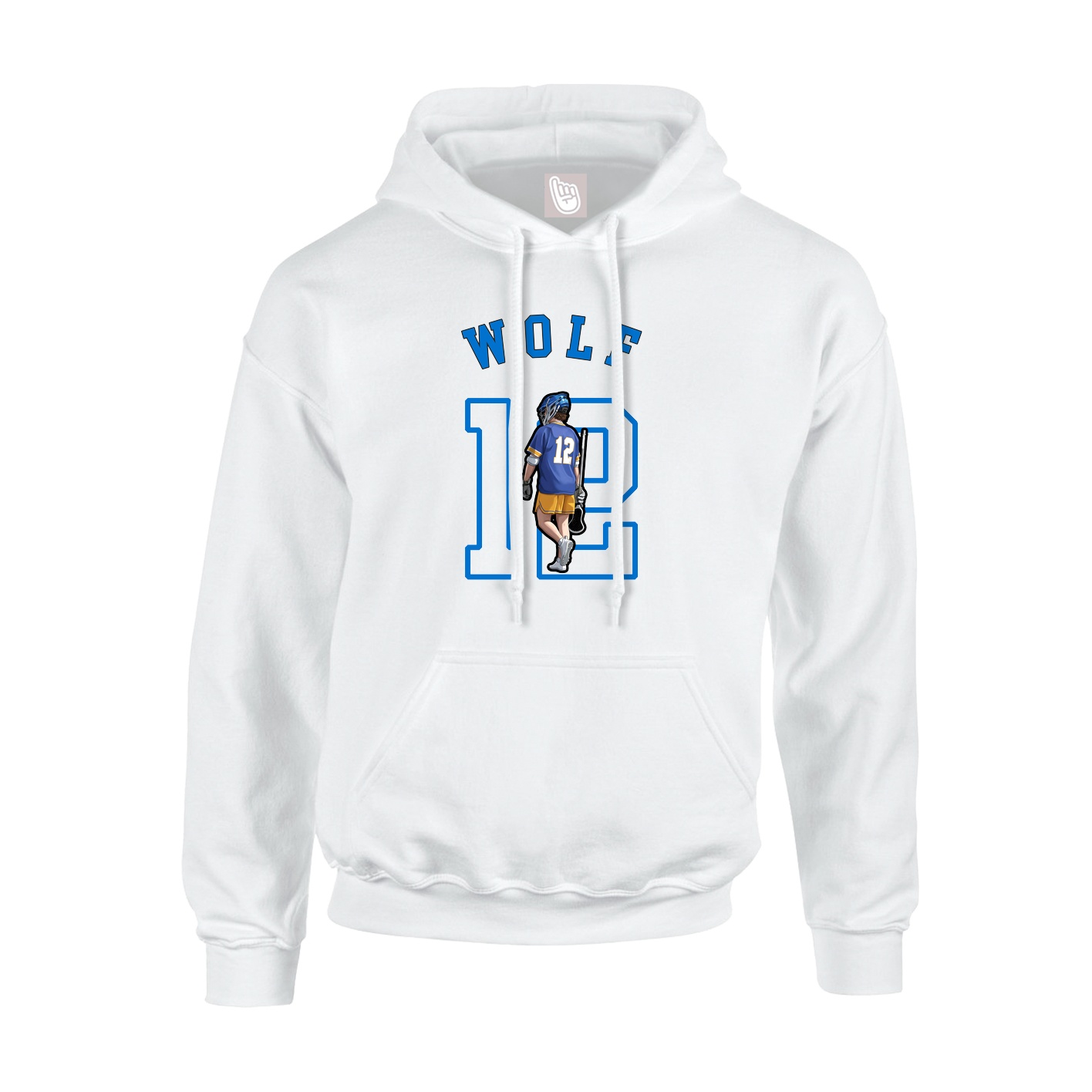 Hoodie — Shirsey Arch in White