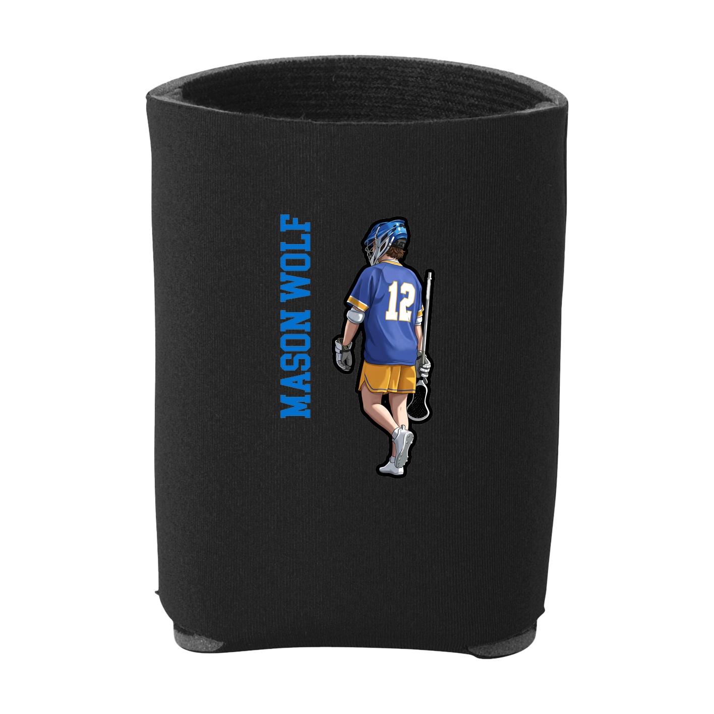 Can Holder — Name Vertical in Black