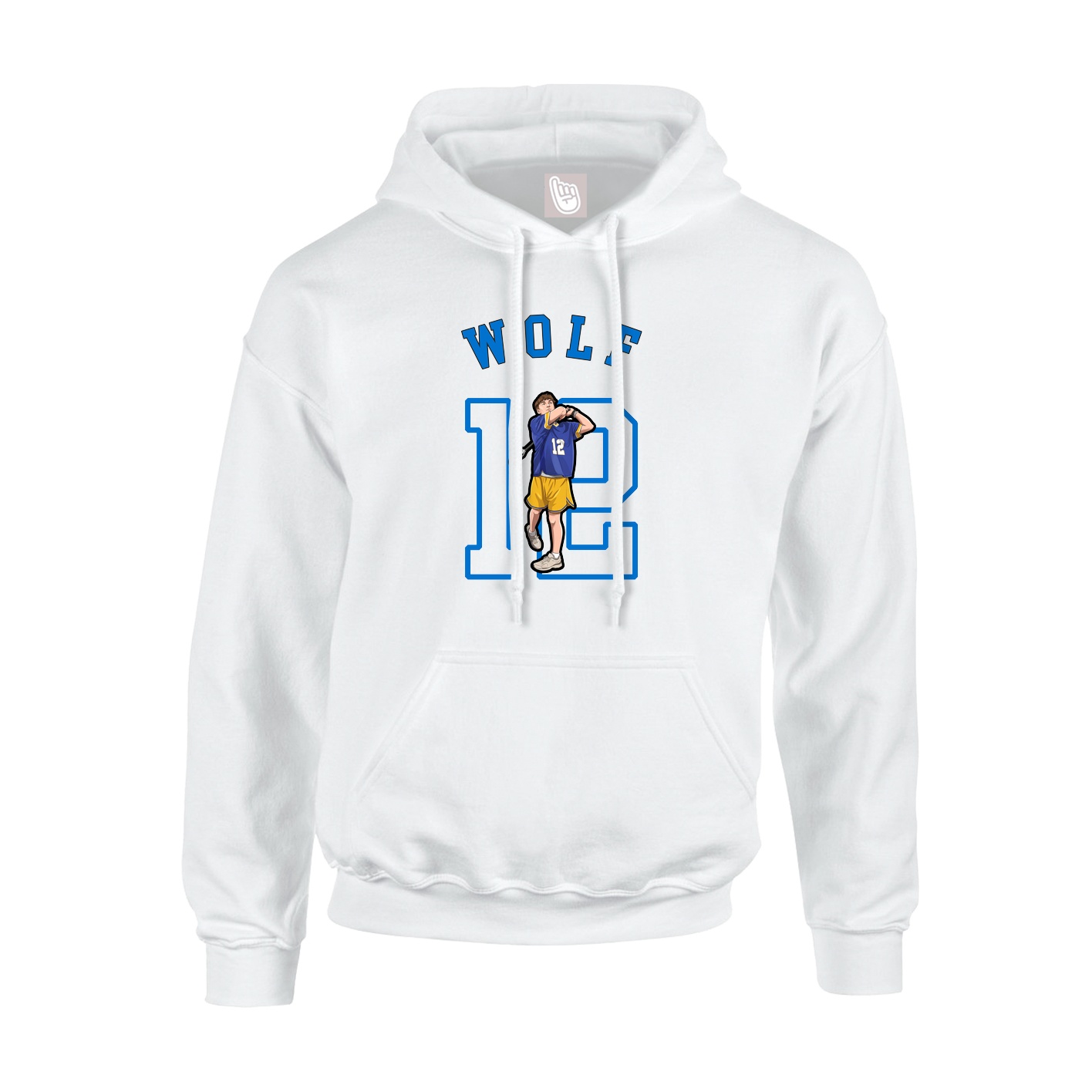 Youth Hoodie — Shirsey Arch in White