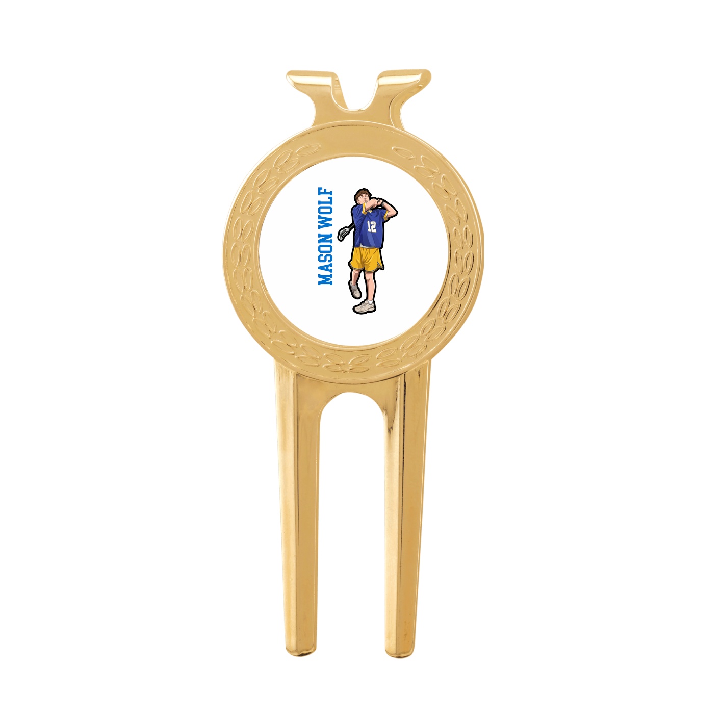 Divot Tool with Ball Marker — Name Vertical in Classic
