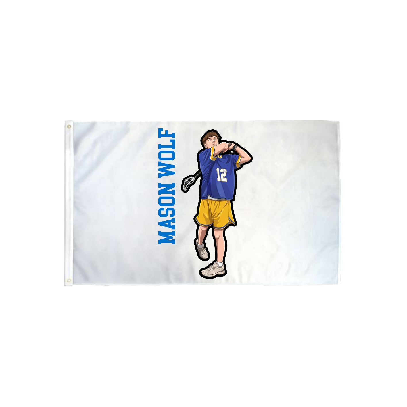 3x5 Flag — Name Vertical in Classic