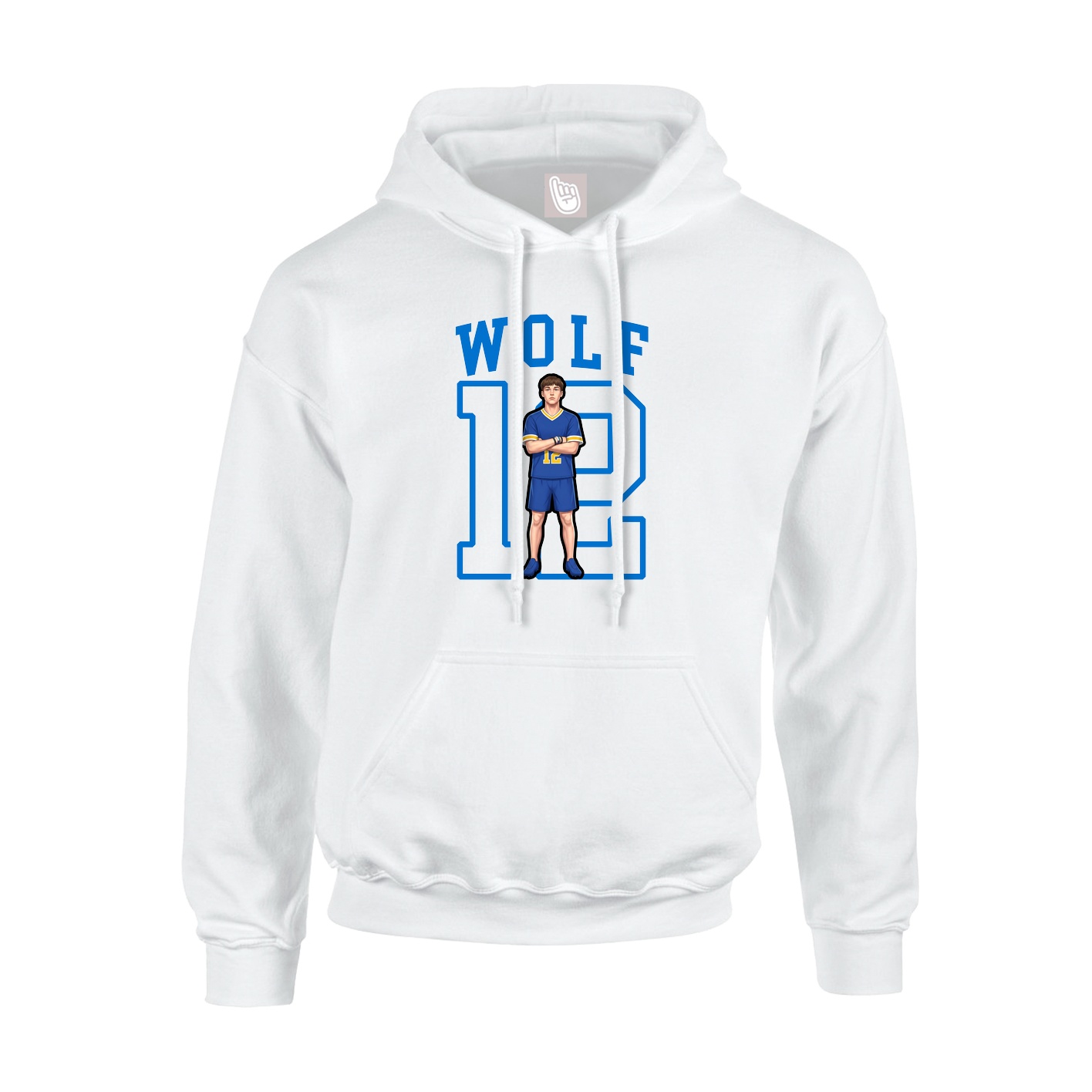 Hoodie — Shirsey in White