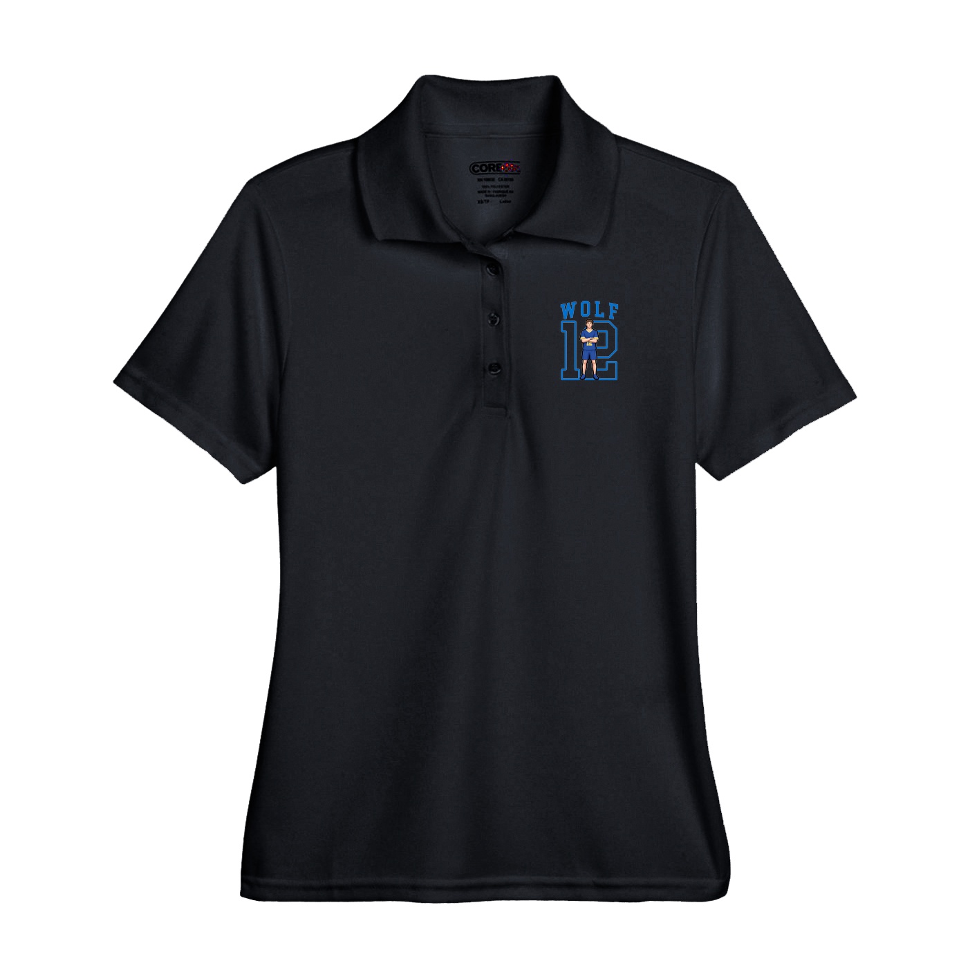 Performance Polo — Shirsey in Black