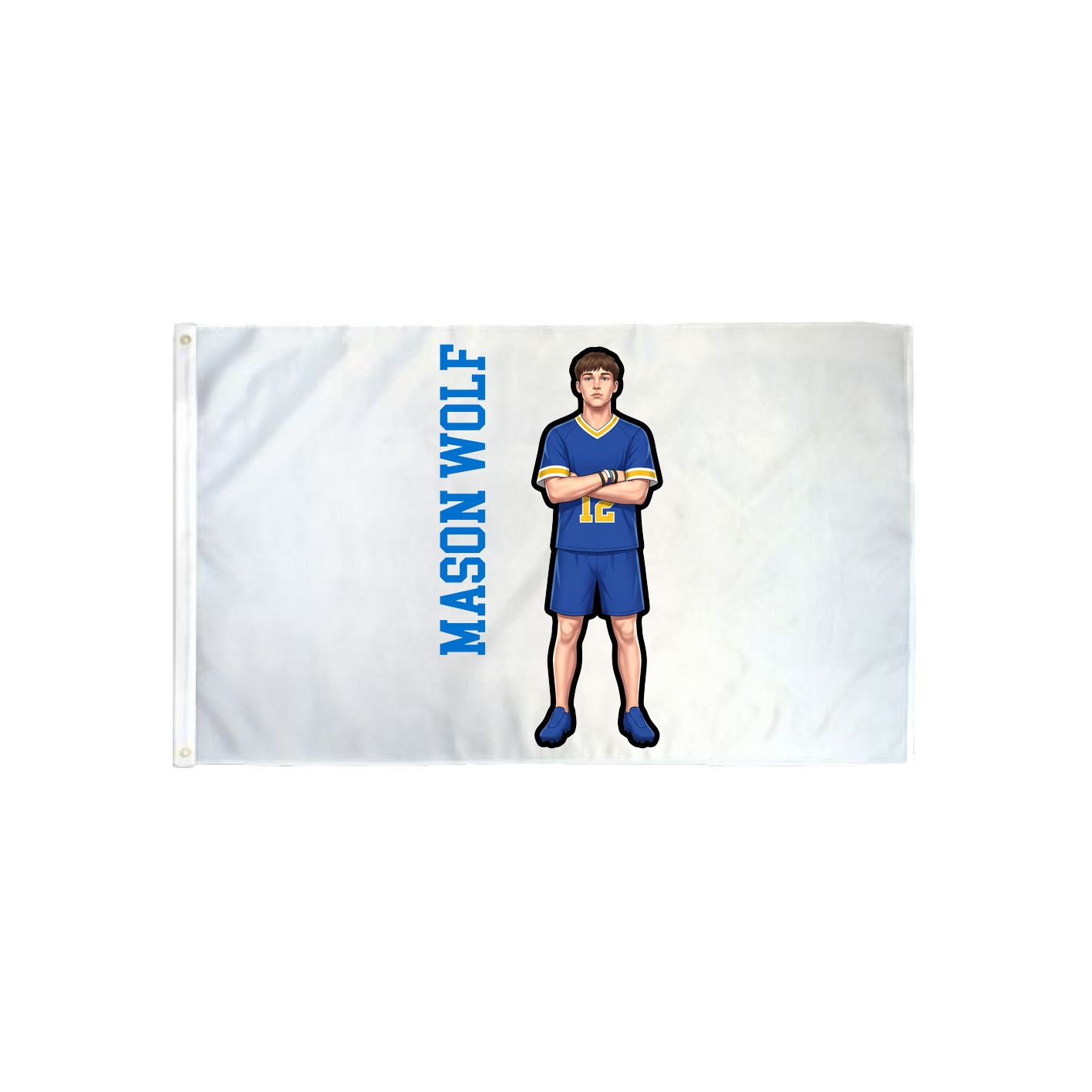 3x5 Flag — Name Vertical in Classic