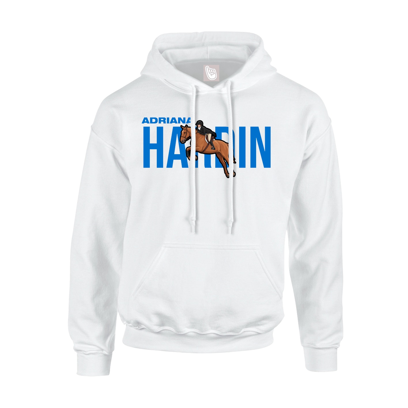 Hoodie — Player Name in White