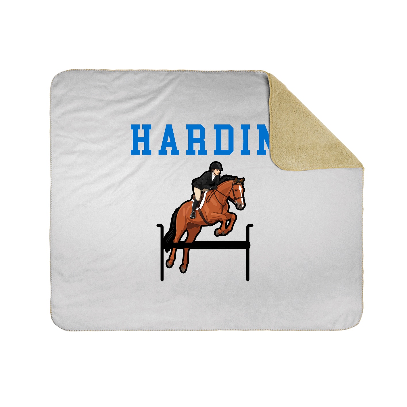 Throw Blanket — Shirsey in White