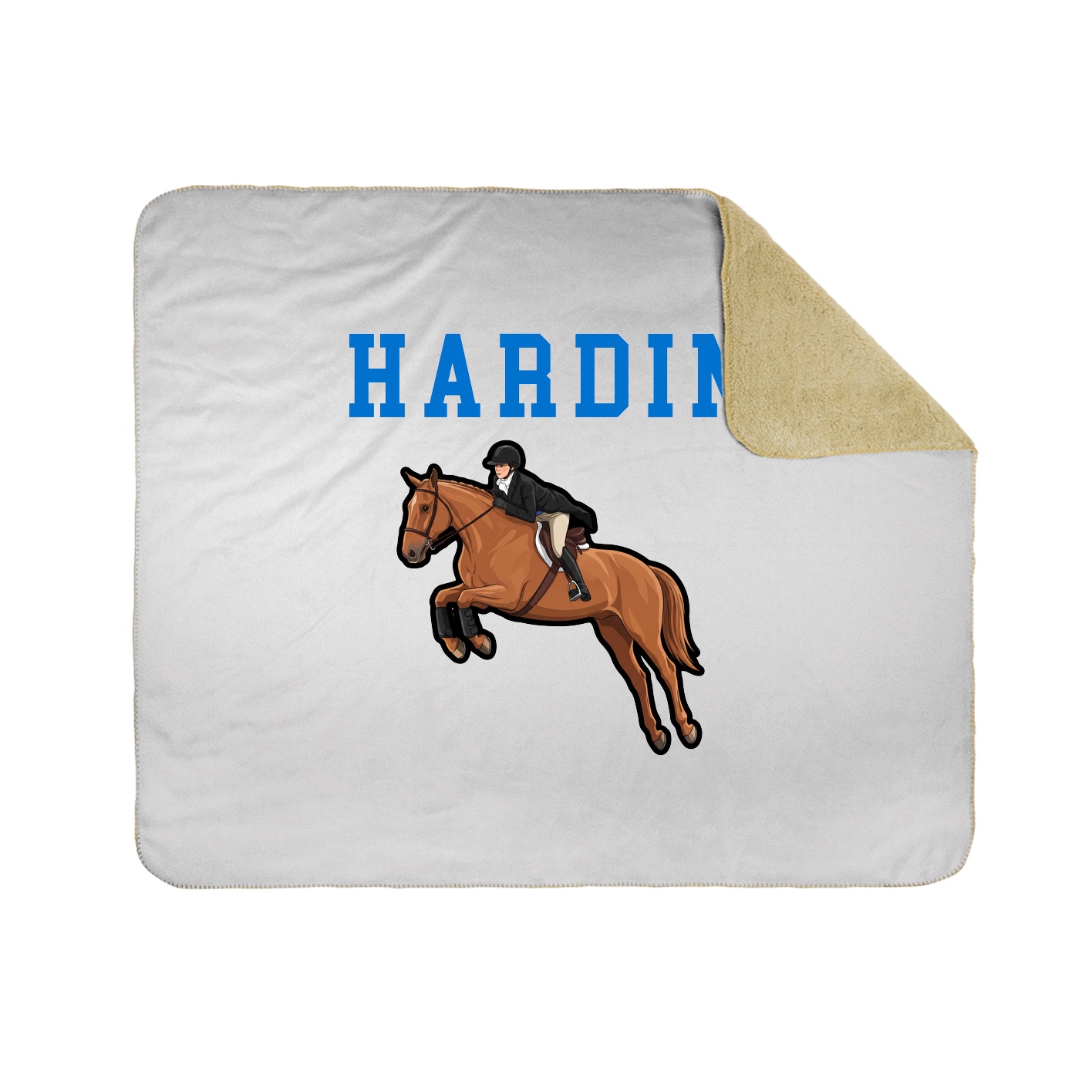 Throw Blanket — Shirsey in White