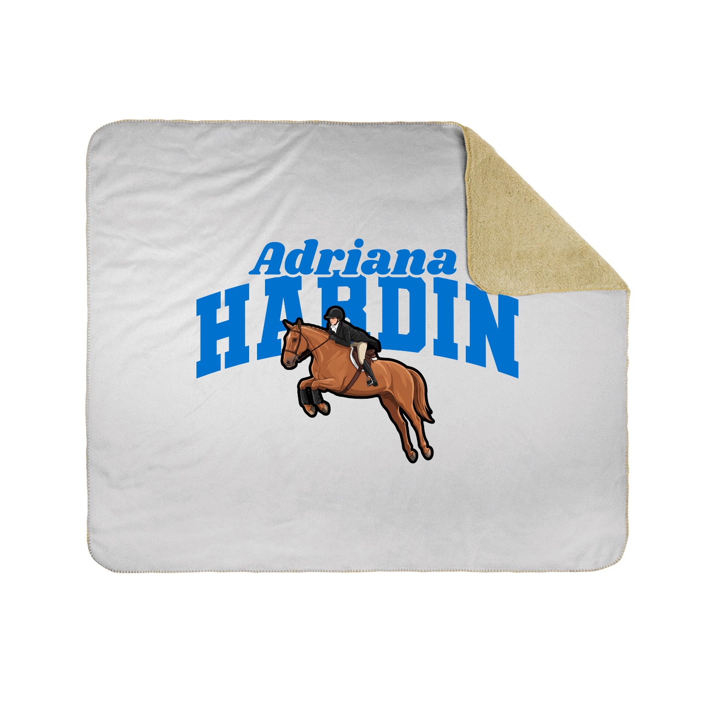 Throw Blanket — Signature Arch in White