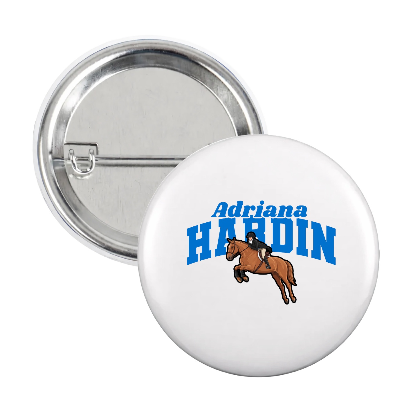 Game Day Button — Signature Arch in White