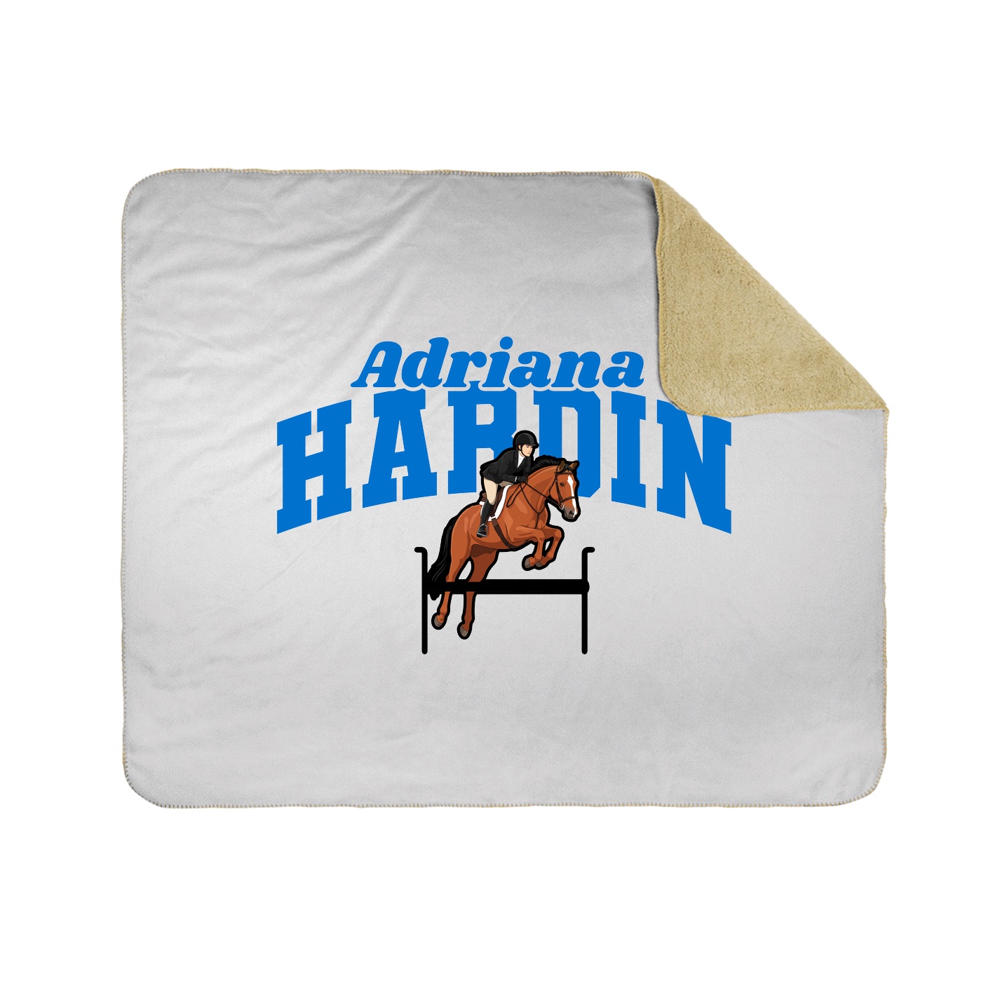 Throw Blanket — Signature Arch in White