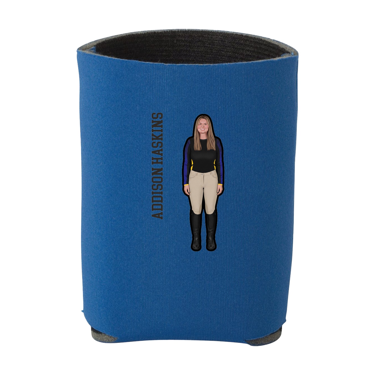 Can Holder — Name Vertical in Royal