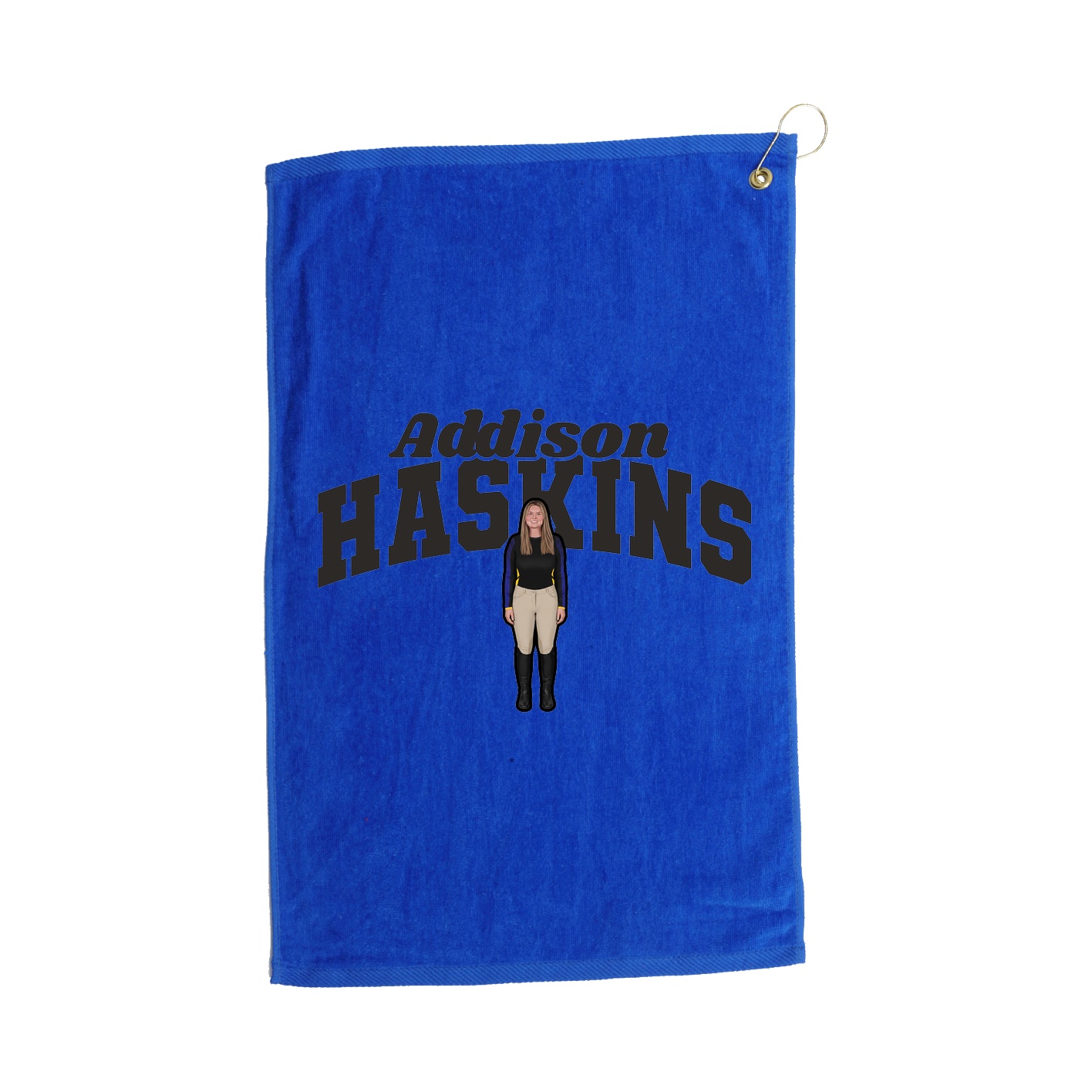 Golf Towel — Signature Arch in Royal