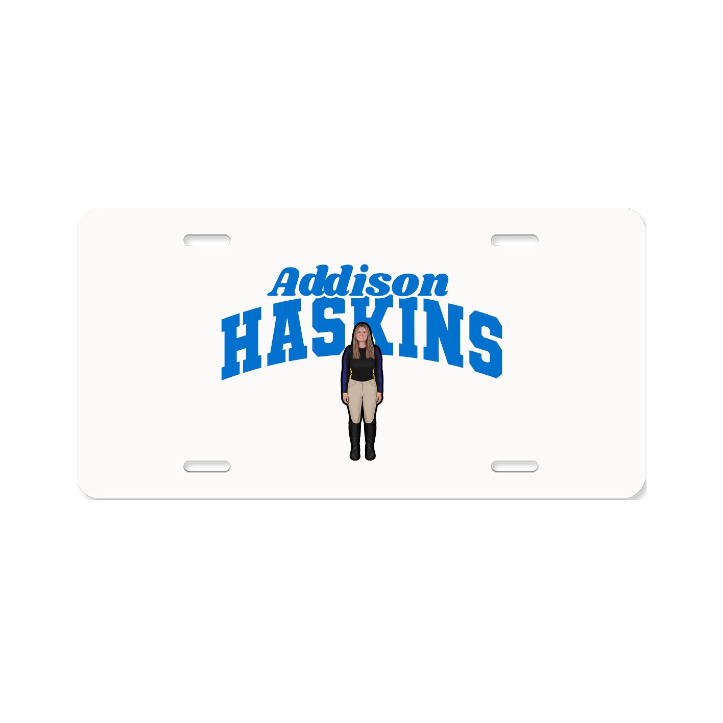 License Plate — Signature Arch in Classic