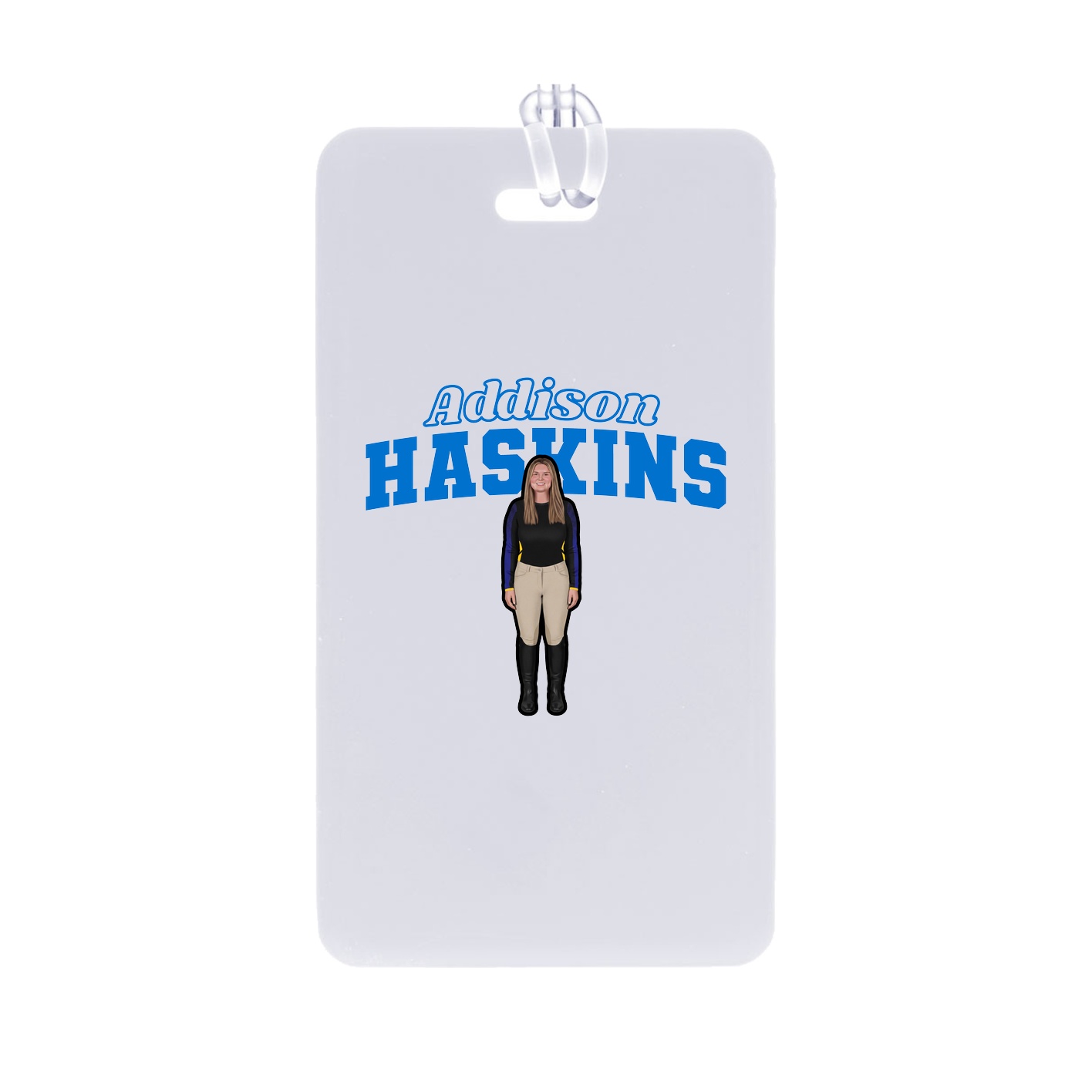 Bag Tag — Name Arch in Classic