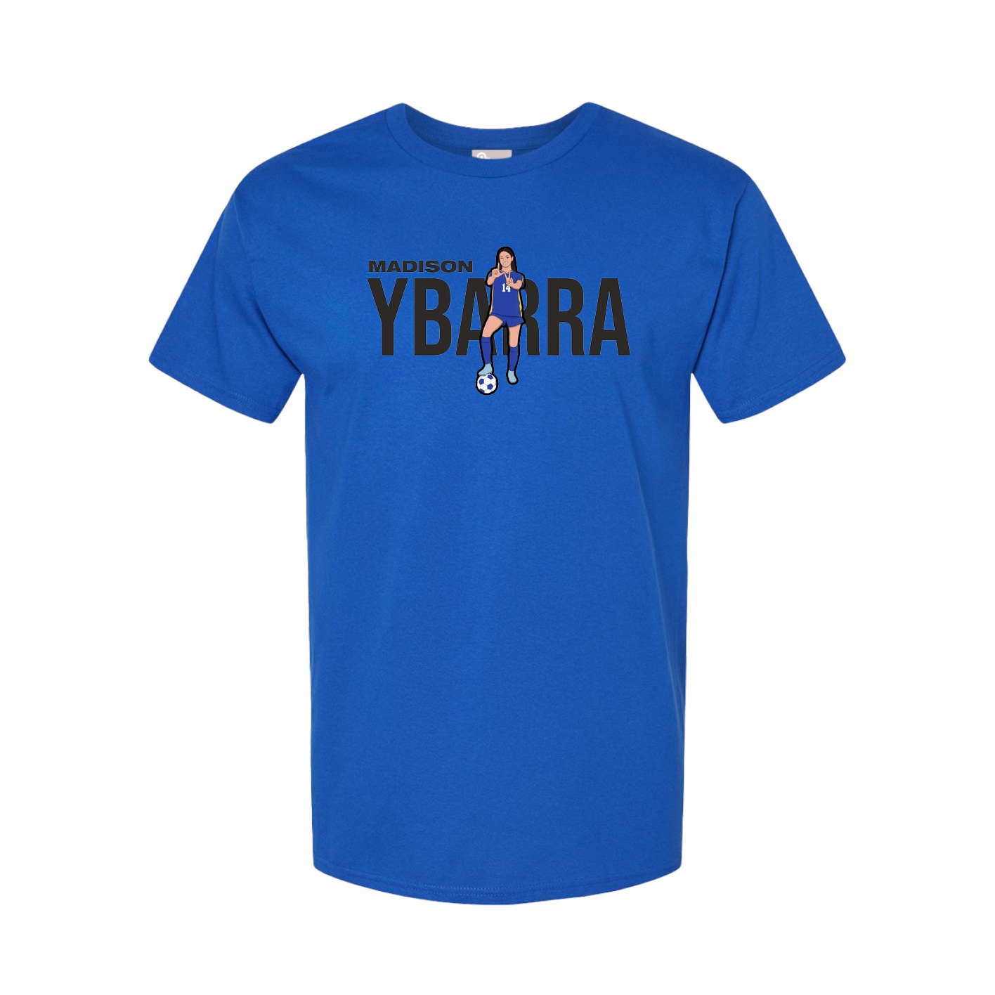 Youth Tee — Player Name in Royal