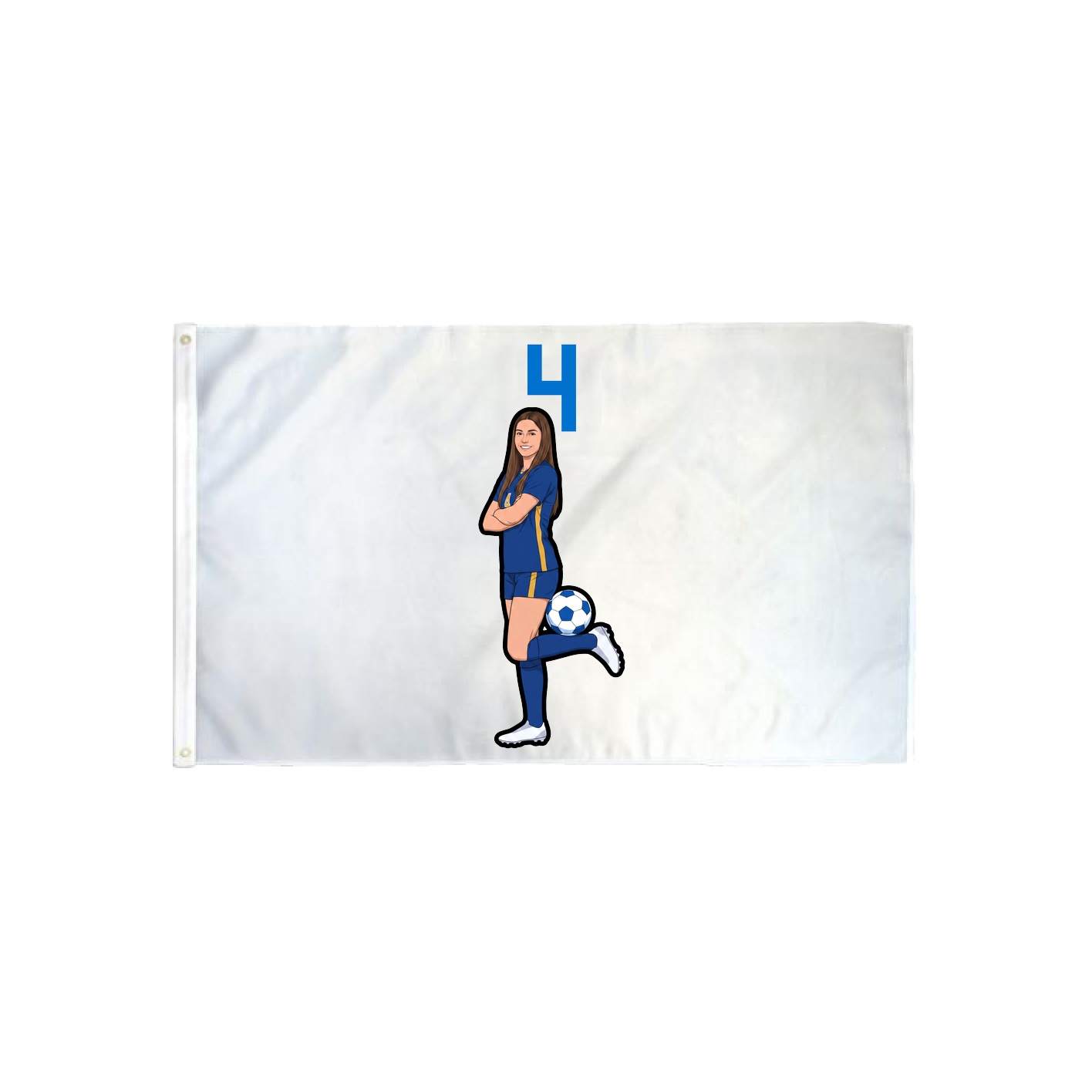 3x5 Flag — Number Top in Classic