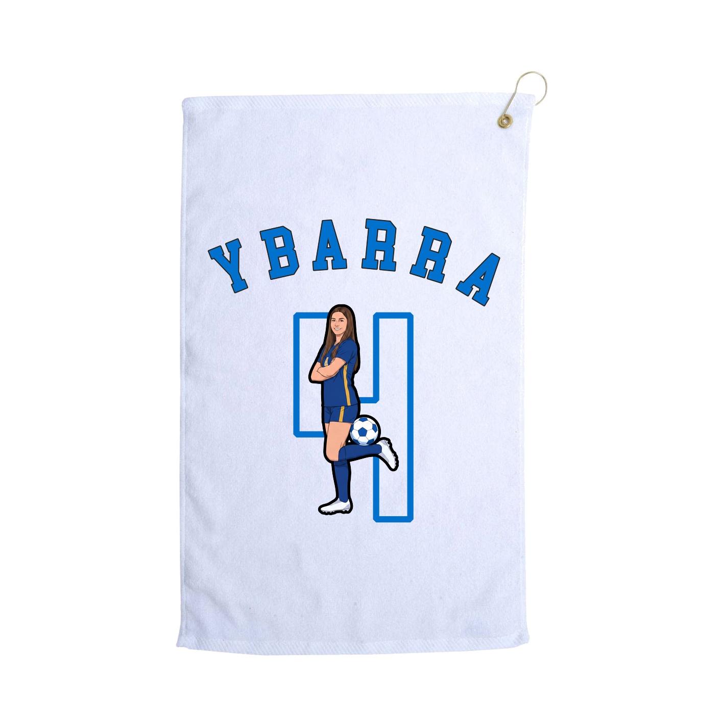 Golf Towel — Shirsey Arch in White