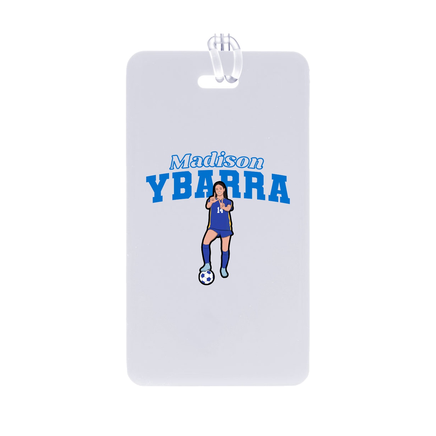 Bag Tag — Name Arch in Classic