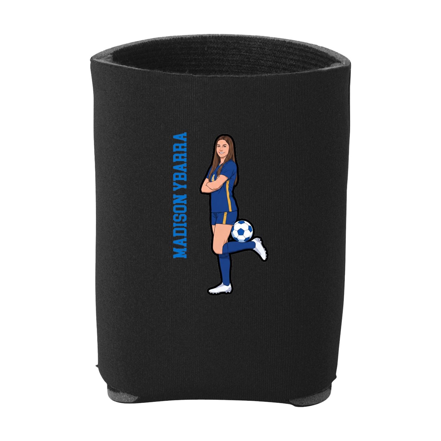 Can Holder — Name Vertical in Black