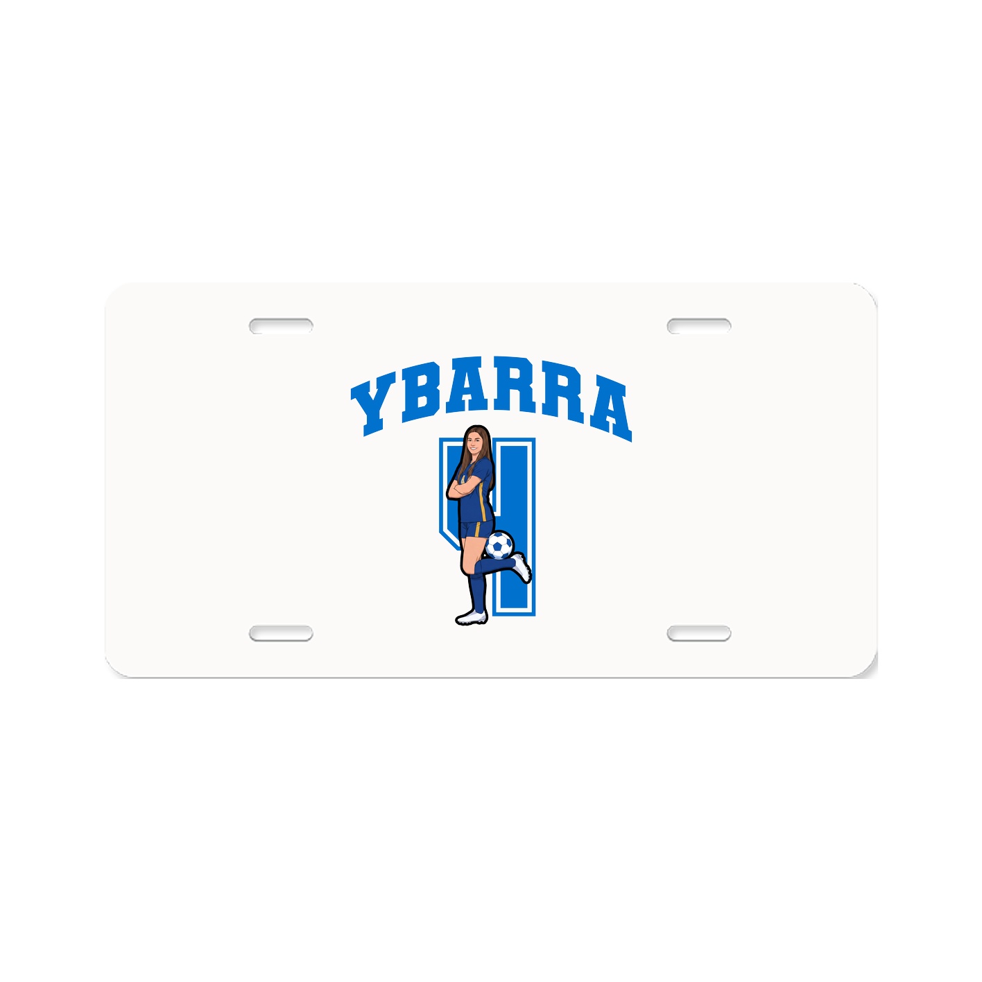 License Plate — Number in Classic