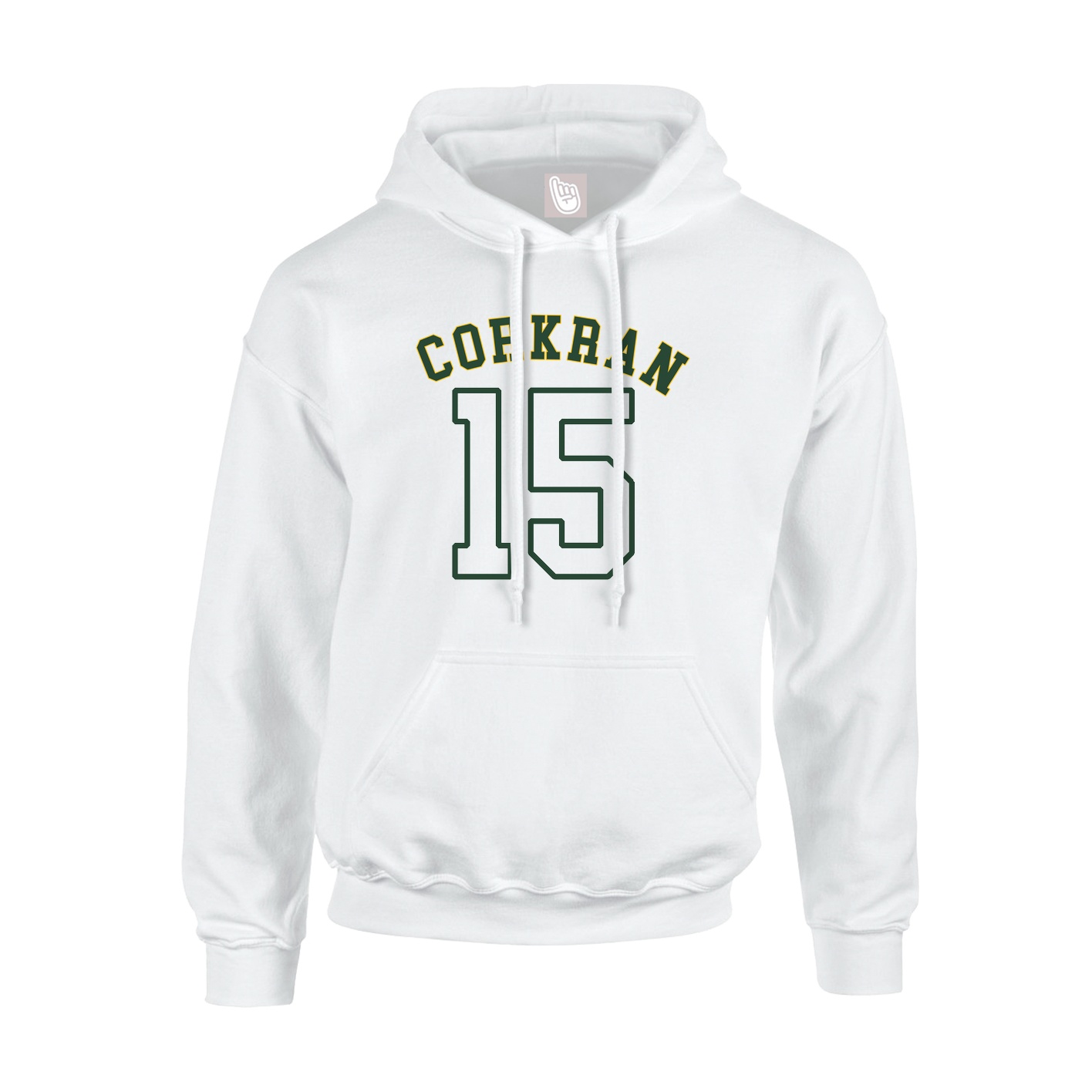 Hoodie — Shirsey Arch in White